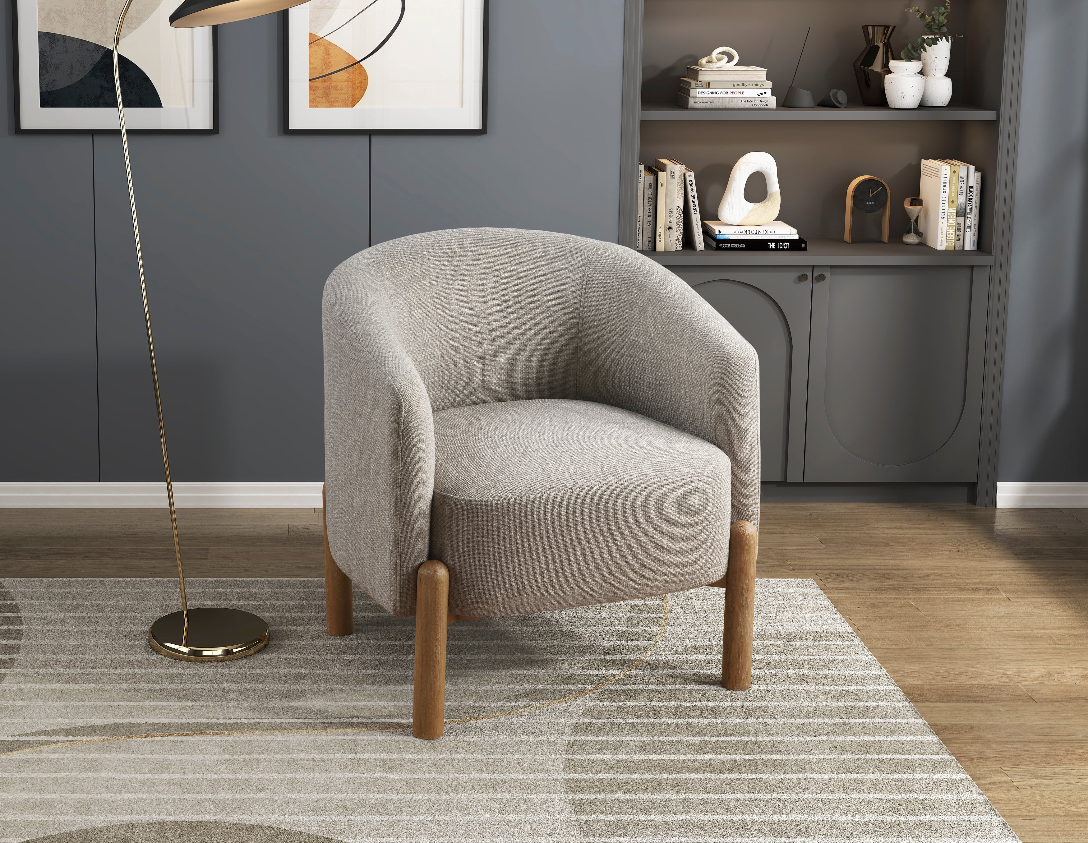 Contemporary Club Accent Chair - Image 23