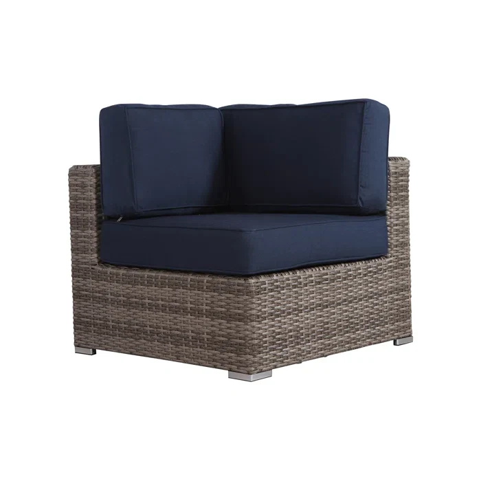 Rattan Wicker Fully Assembled 6-Person Seating Group with Premium Sunbrella Cushions - Image 4