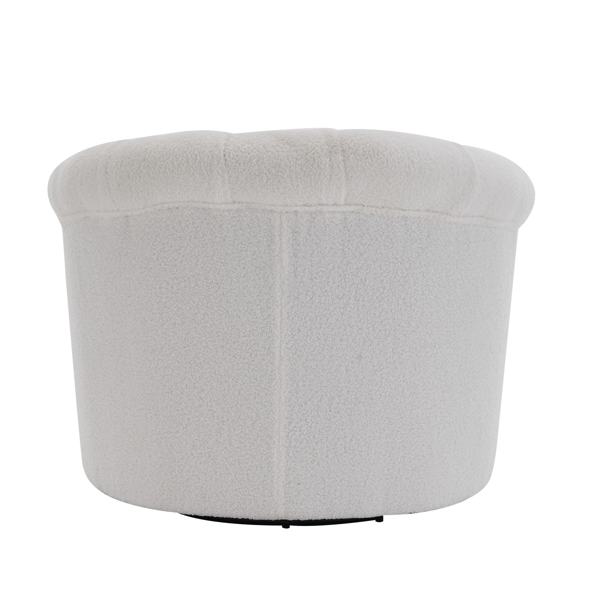 Swivel Barrel Chair with Ottoman - Image 14