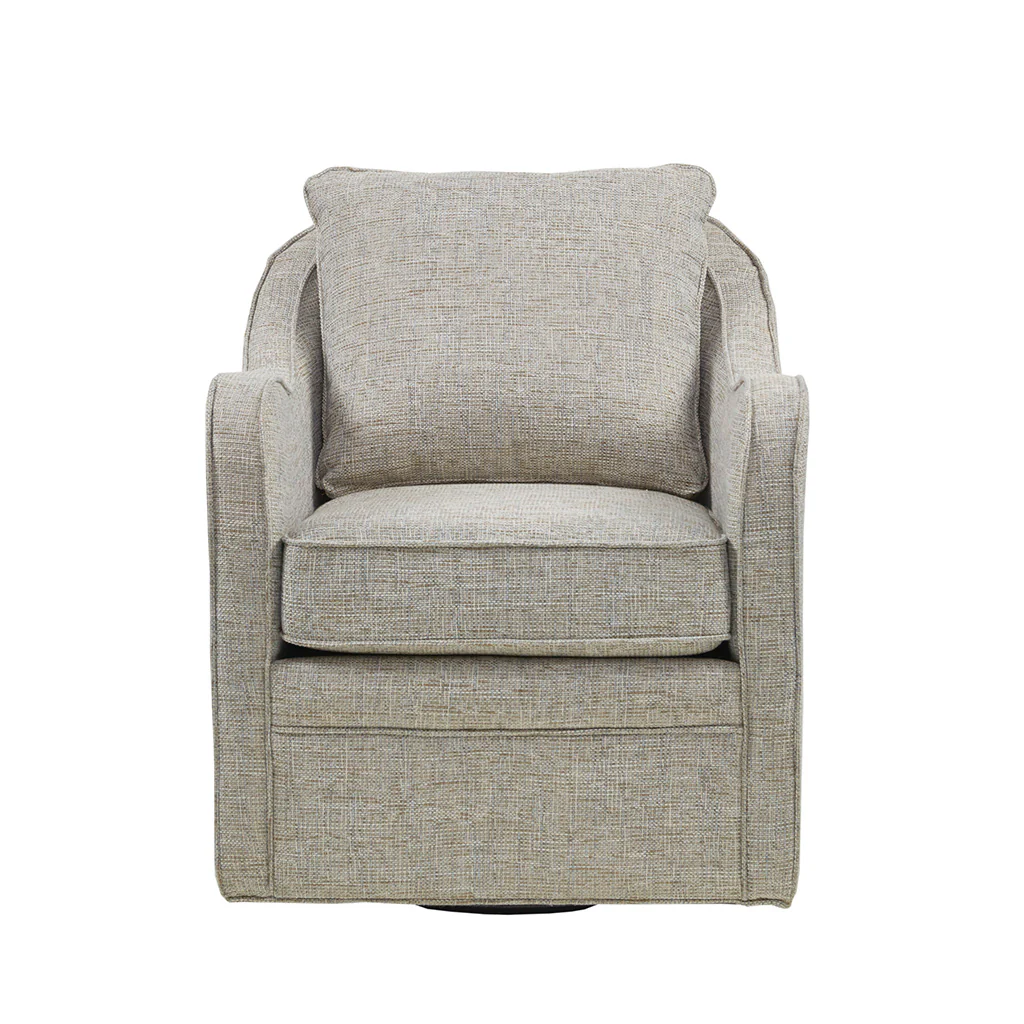Upholstered Swivel Chair - Image 3