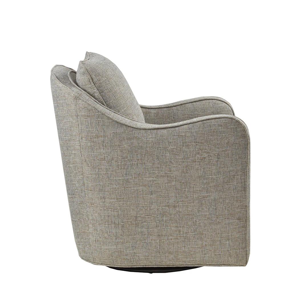 Upholstered Swivel Chair - Image 4