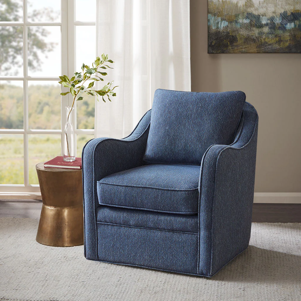 Upholstered Swivel Chair - Image 8