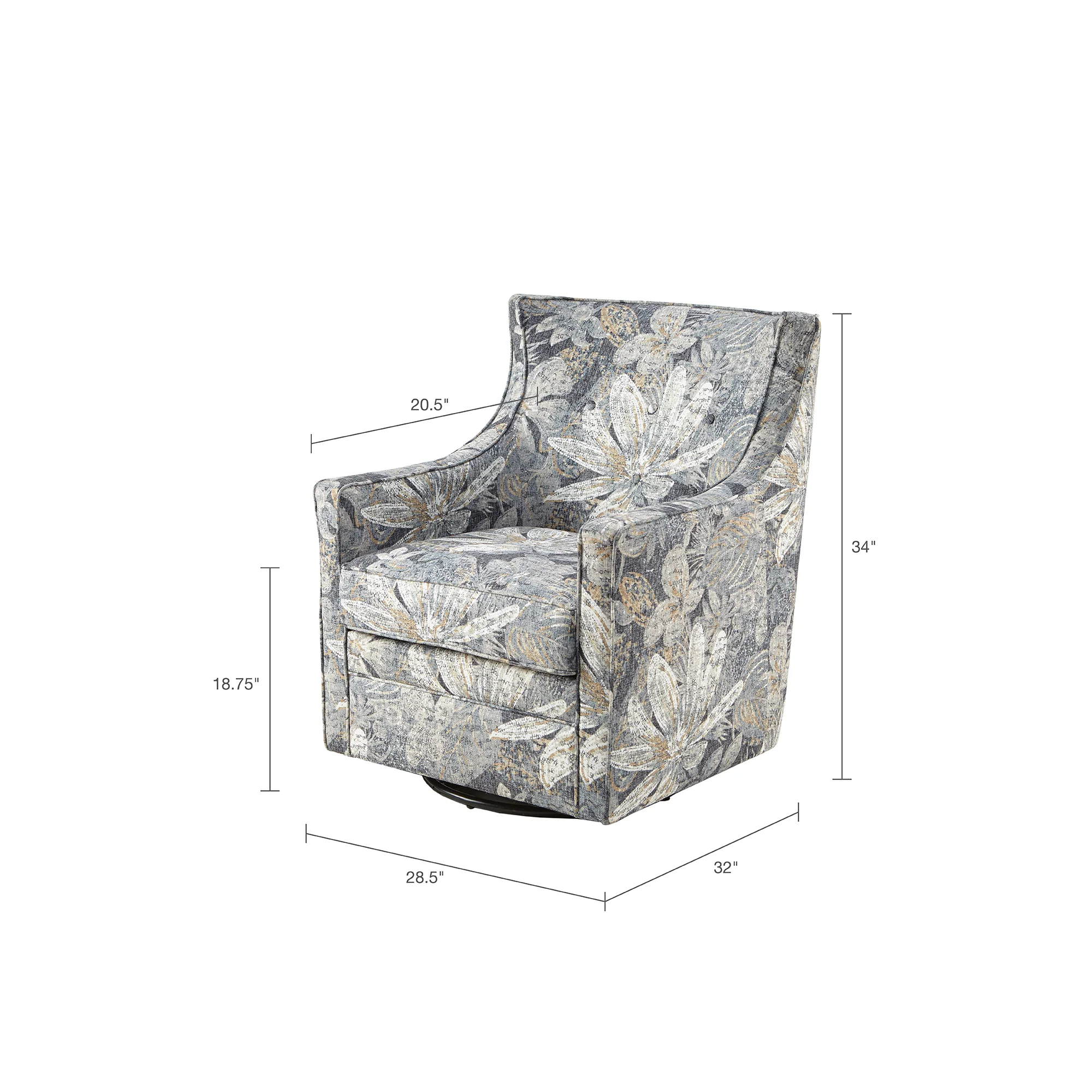 Swivel Glider Chair - Image 6