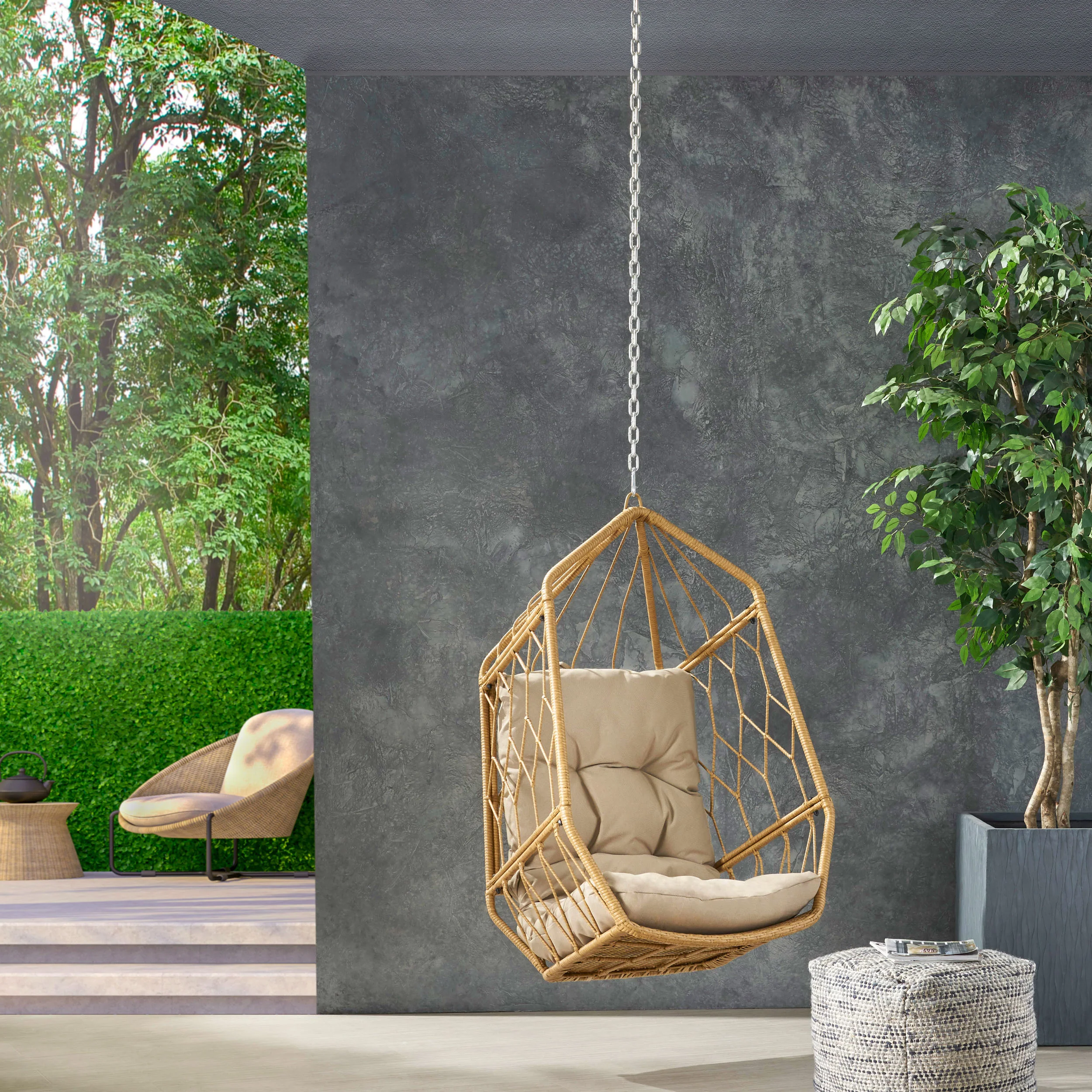 Tamara Outdoor Swingasan™ Hanging Chair with Cushion - Image 14