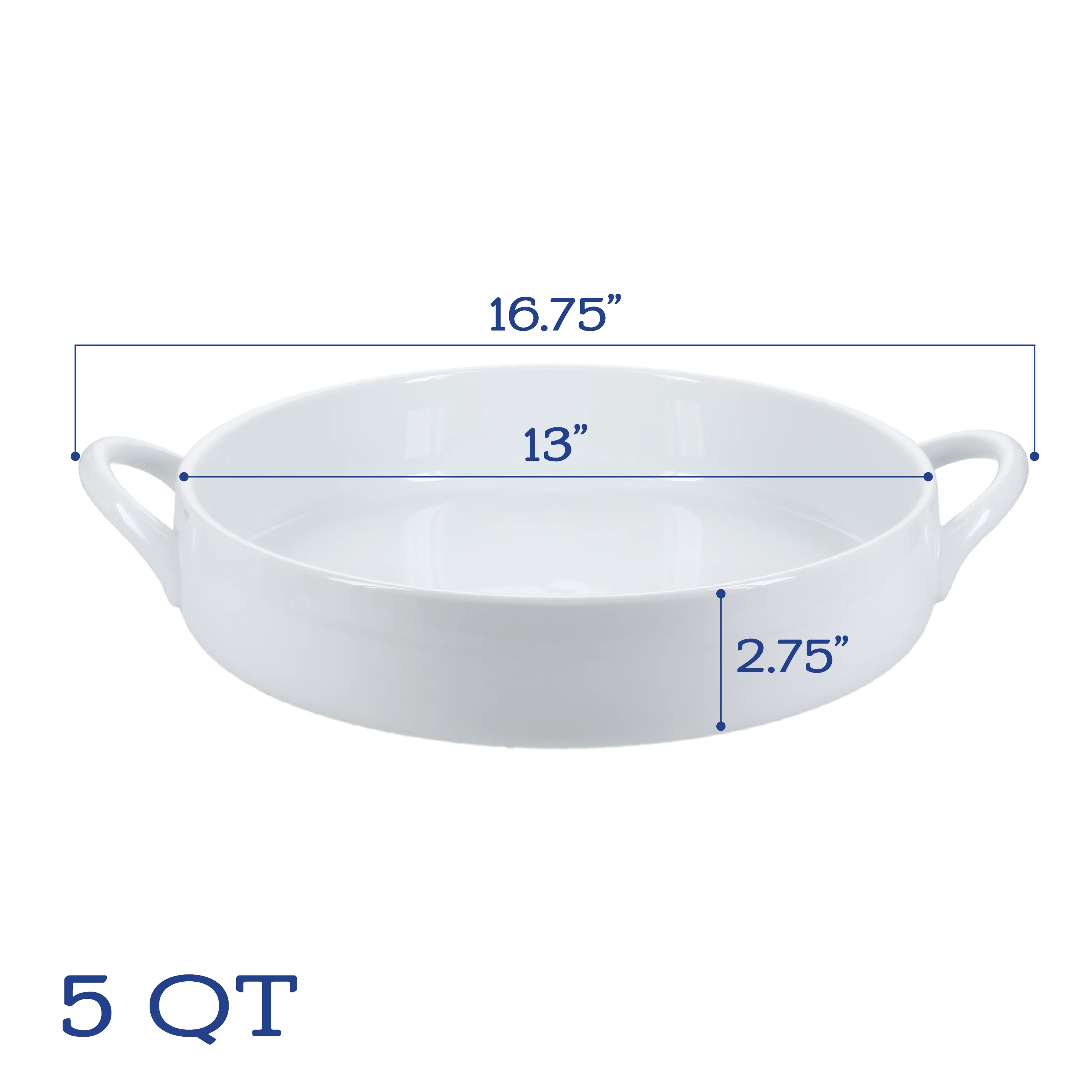 Taos Round Baker With Handles 5 Quart - Image 3
