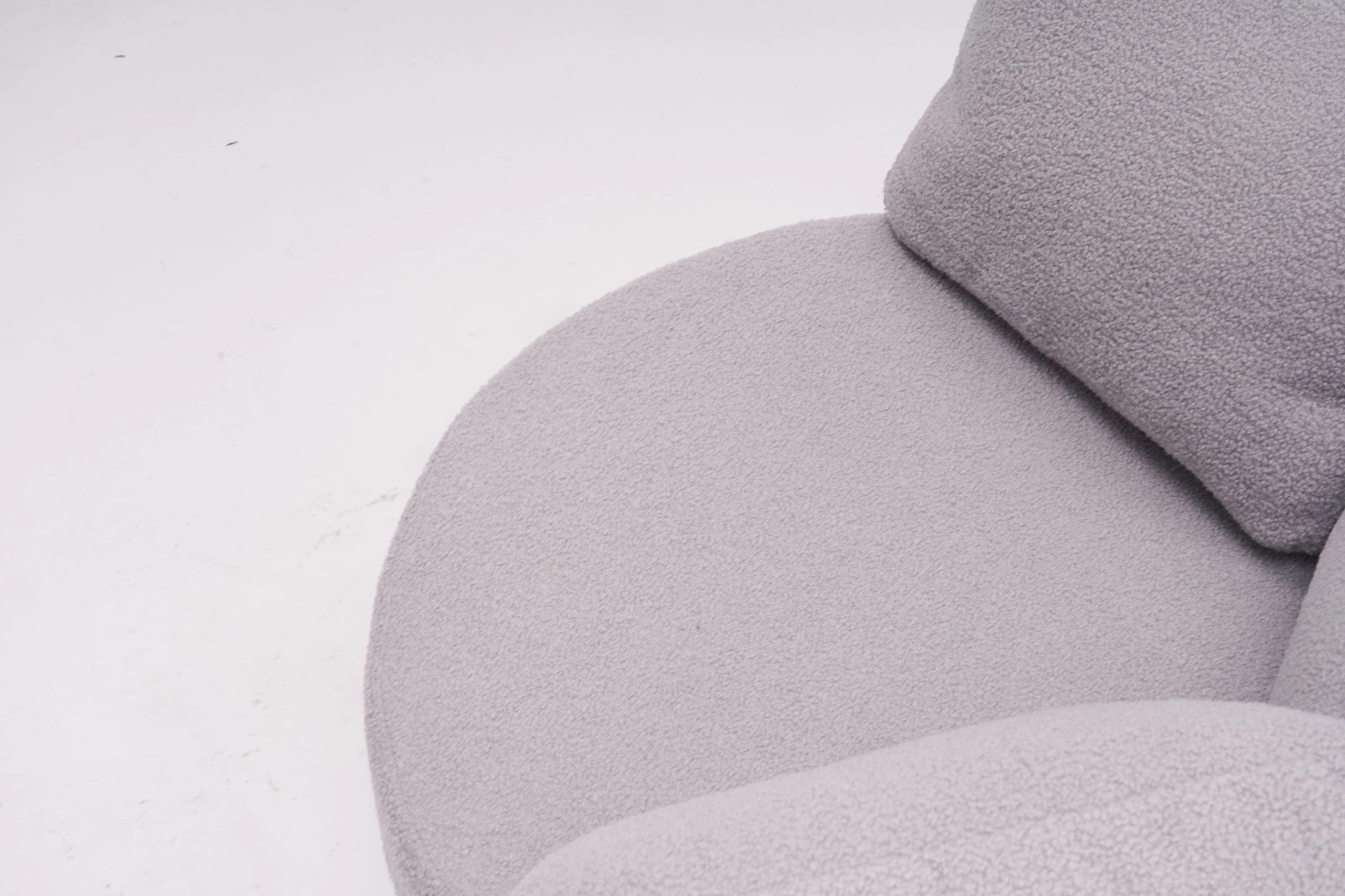 Teddy Fabric Swivel And Storage Chair With Back Cushion - Image 41