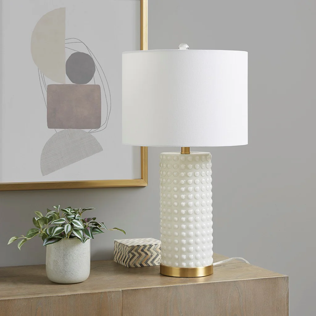 Textured Dot Table Lamp - Image 2