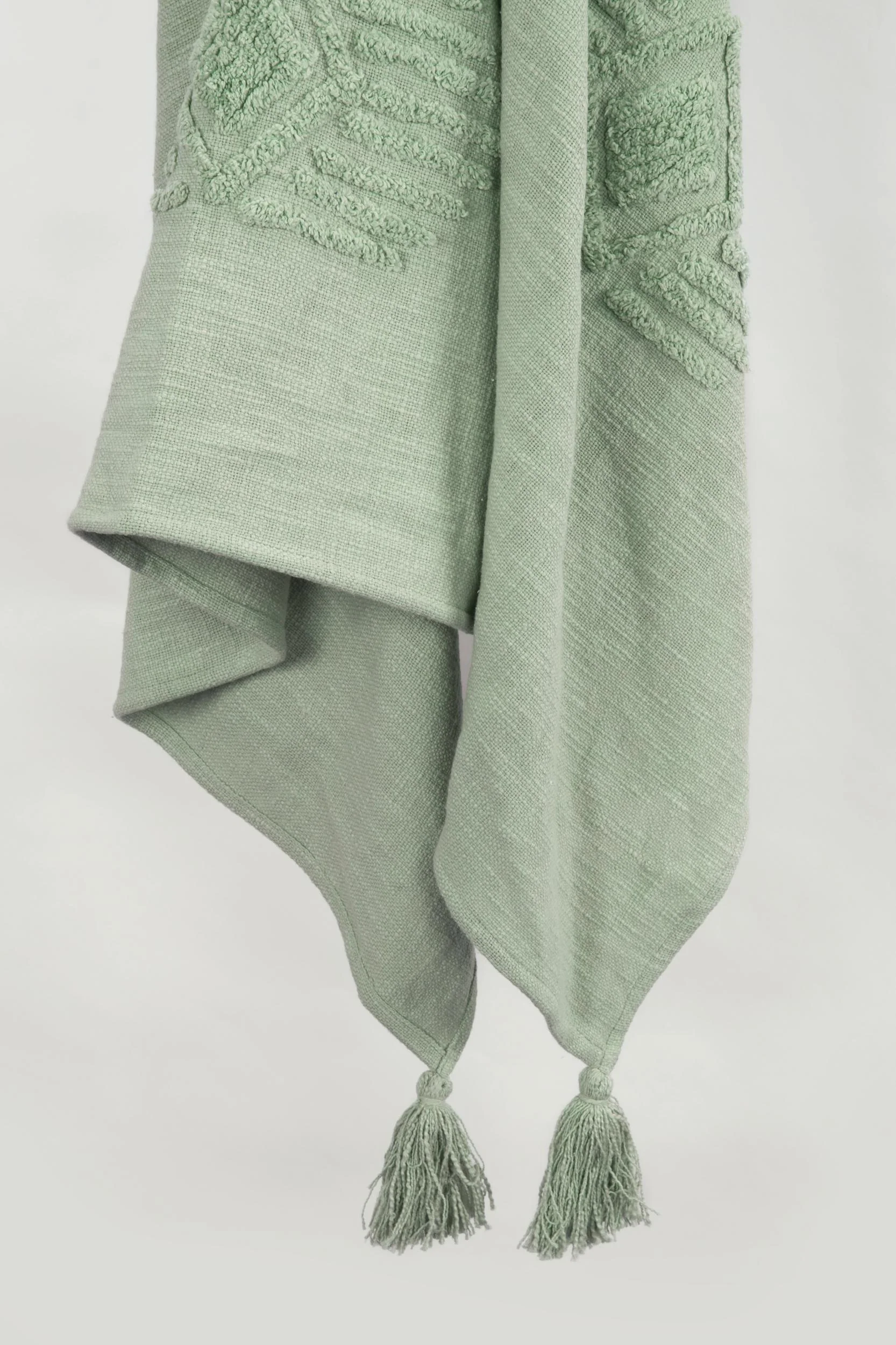 Woven Ikat 100% Woven Textured Cotton Throw - Image 29