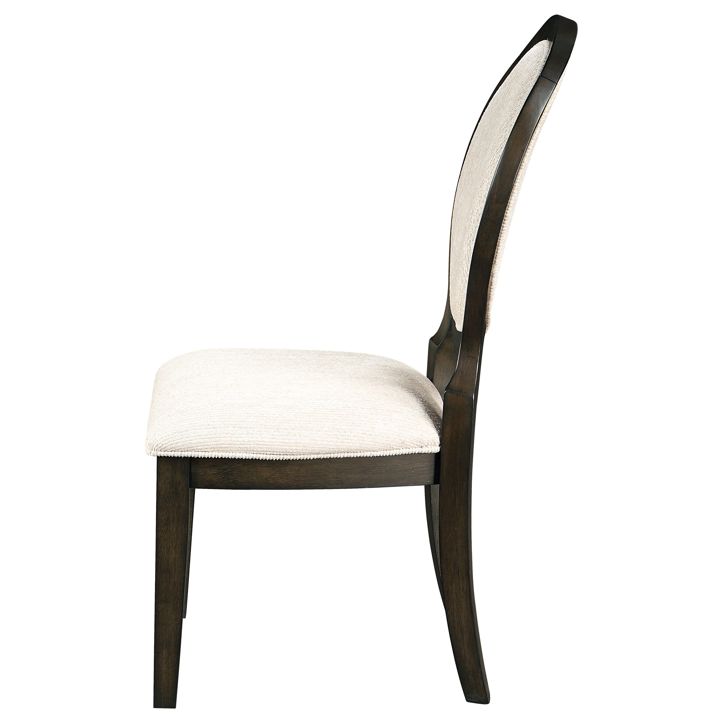 Transitional Oval Dining Chairs, Set of 2 - Image 6