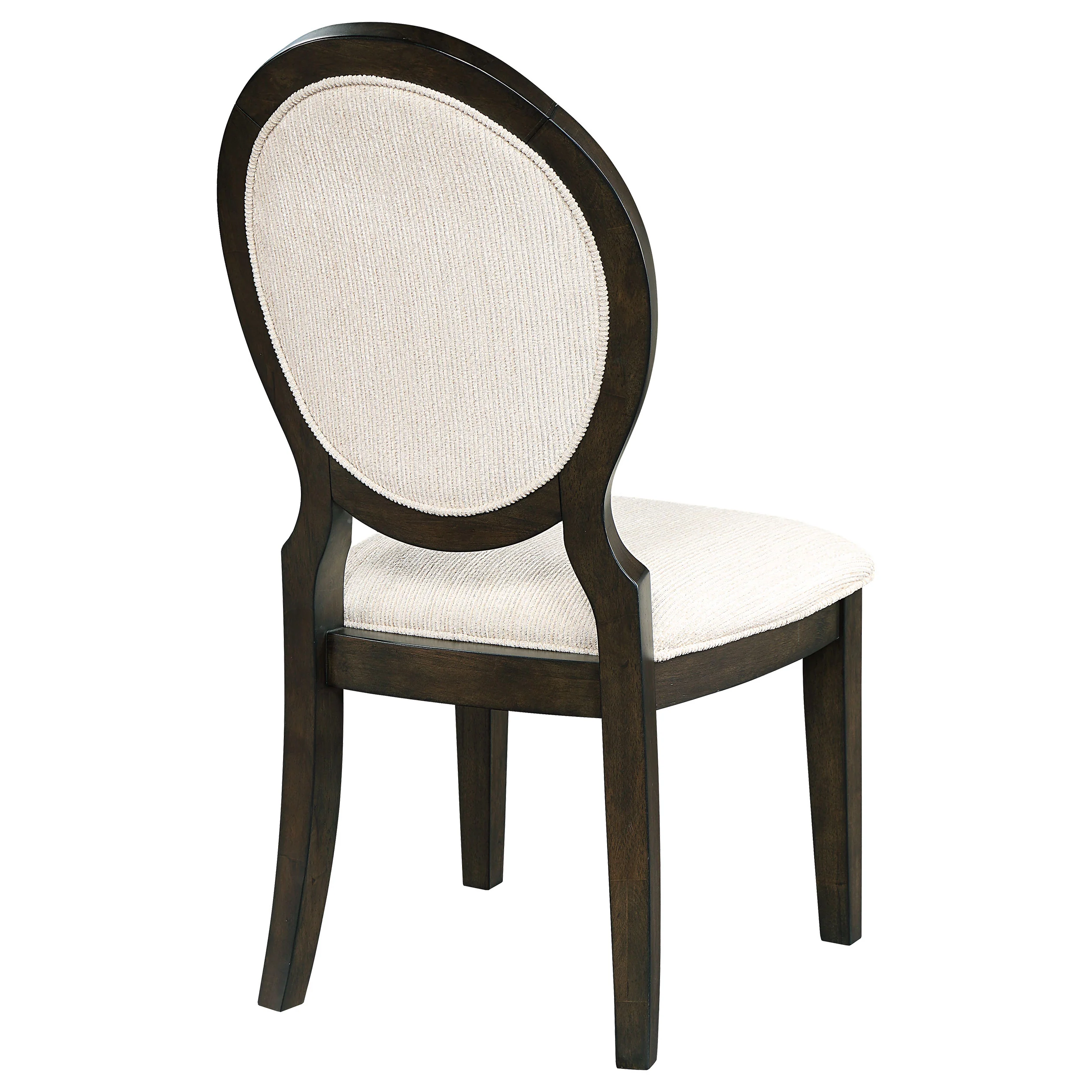 Transitional Oval Dining Chairs, Set of 2 - Image 7
