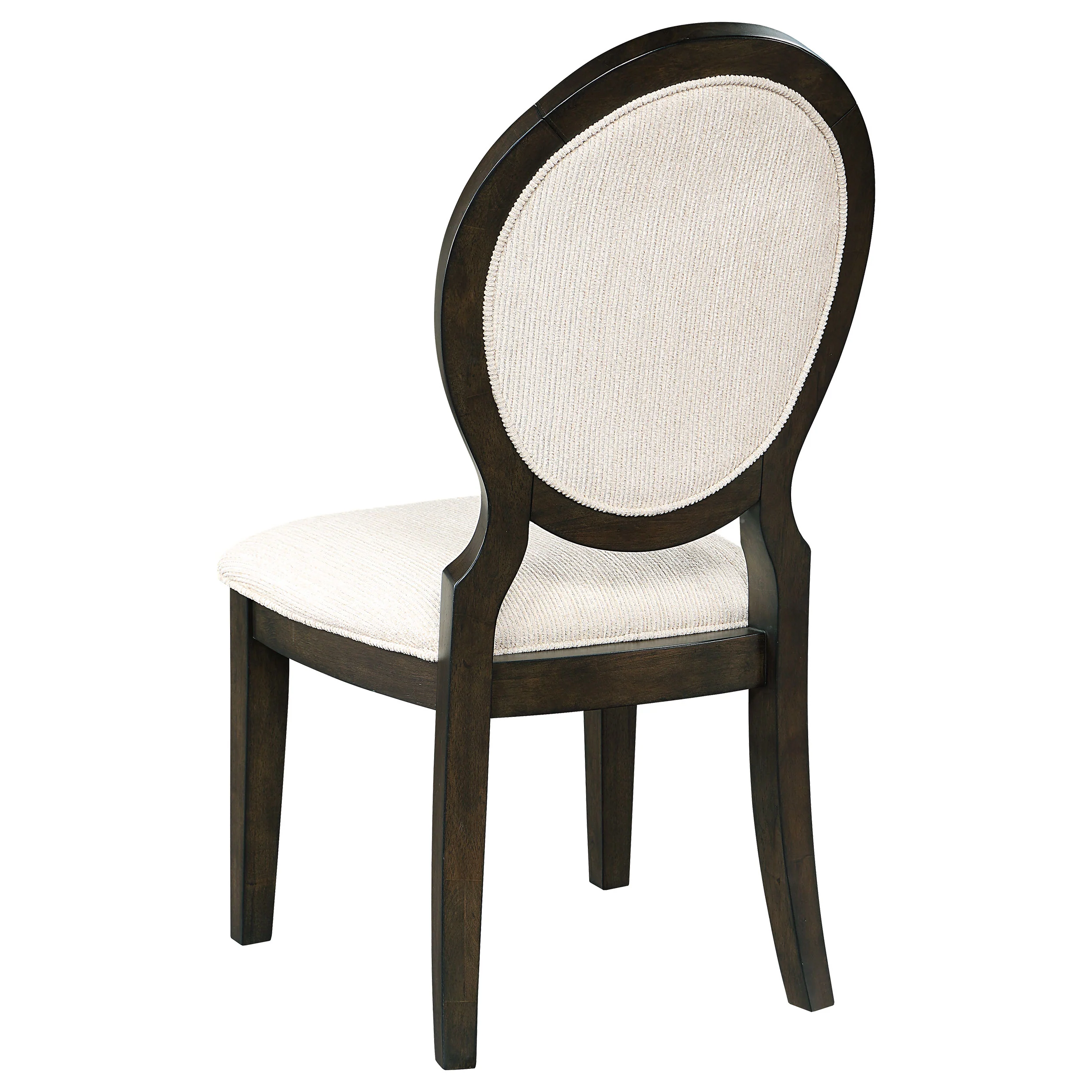 Transitional Oval Dining Chairs, Set of 2 - Image 8