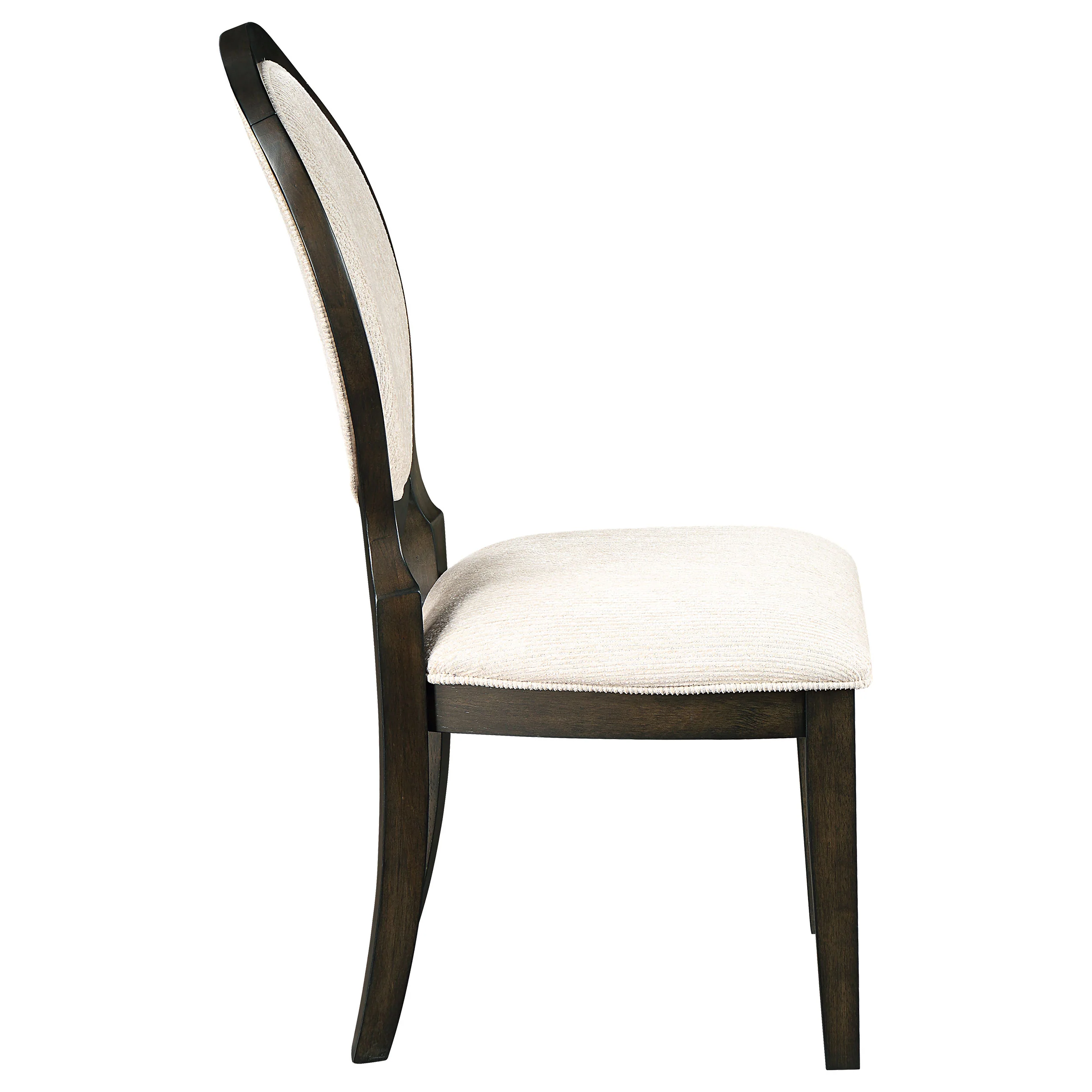 Transitional Oval Dining Chairs, Set of 2 - Image 9