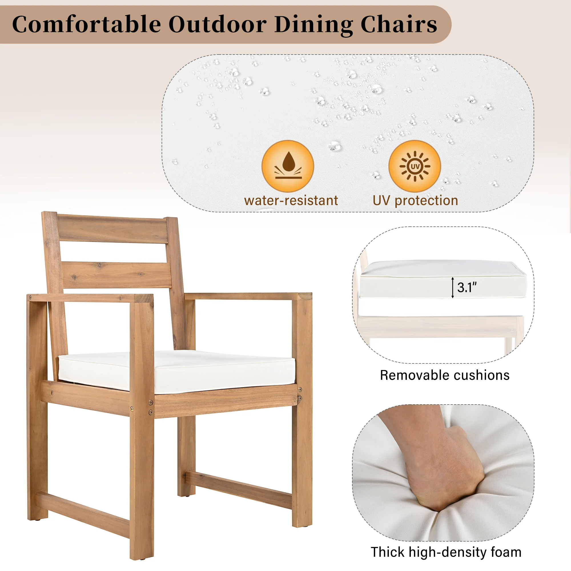 7-Piece Patio Dining Set - Image 11