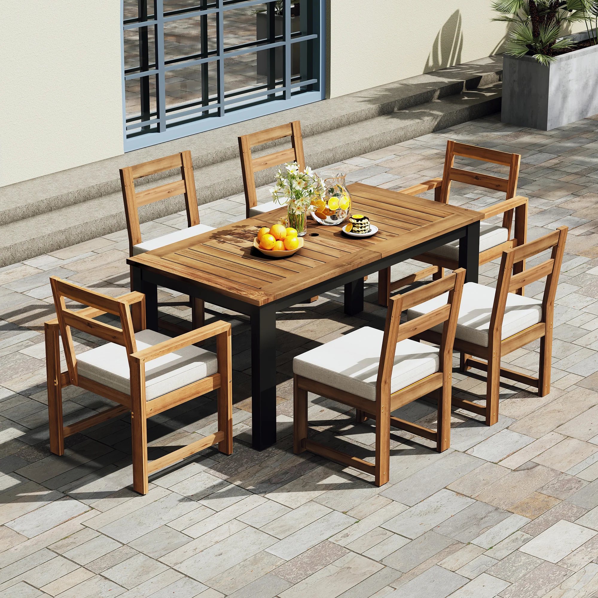 7-Piece Patio Dining Set - Image 2