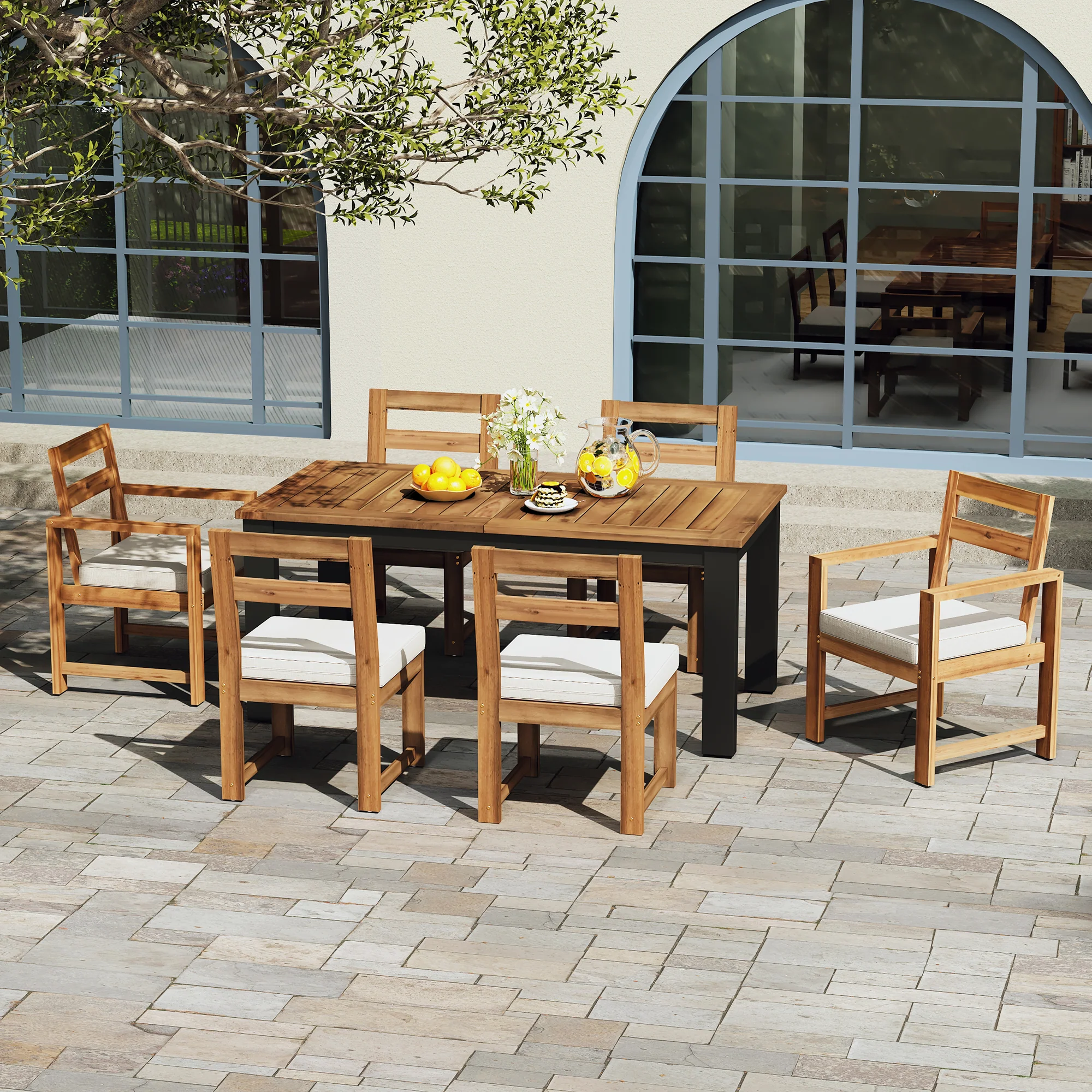 7-Piece Patio Dining Set - Image 4