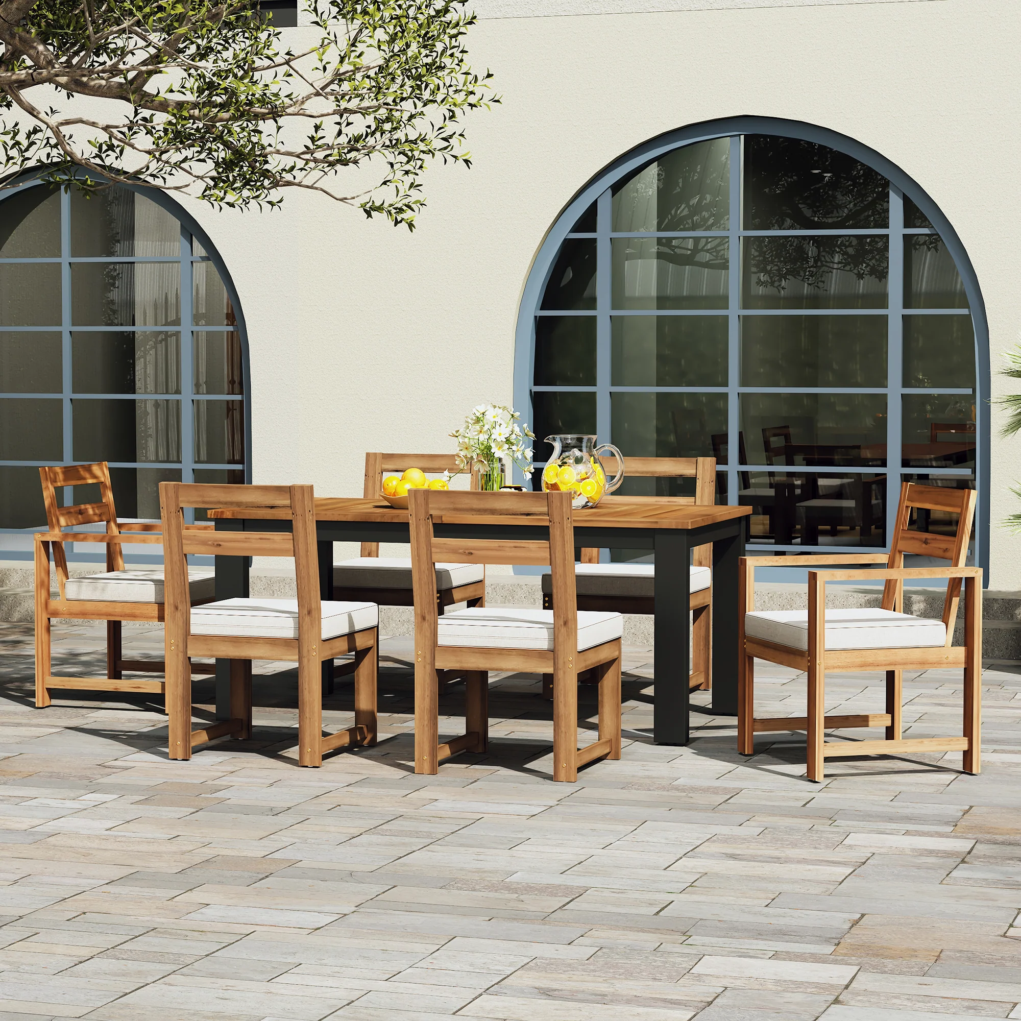 7-Piece Patio Dining Set - Image 6