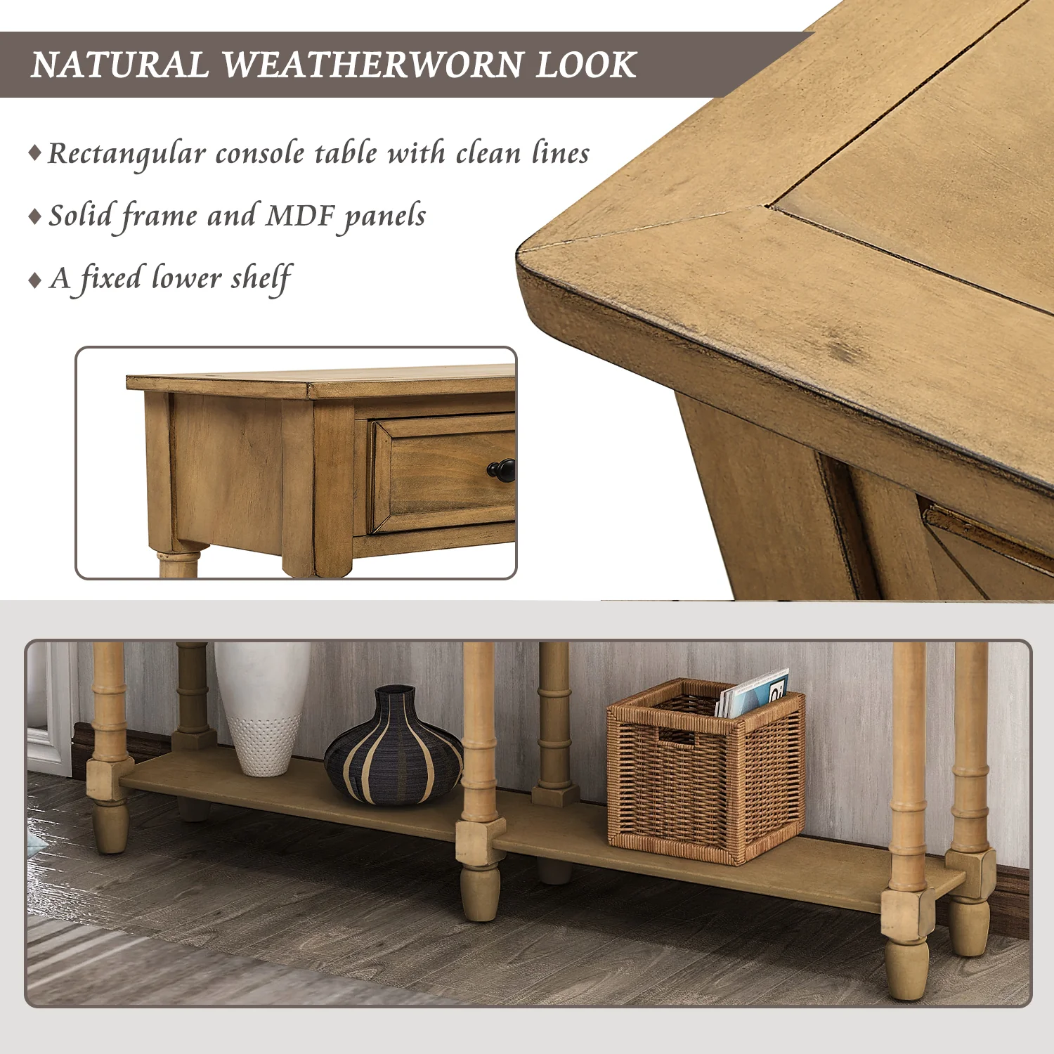 Traditional Console Table - Image 3