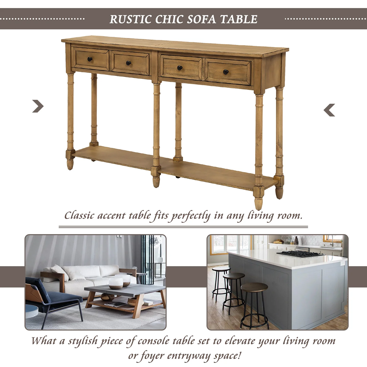 Traditional Console Table - Image 5