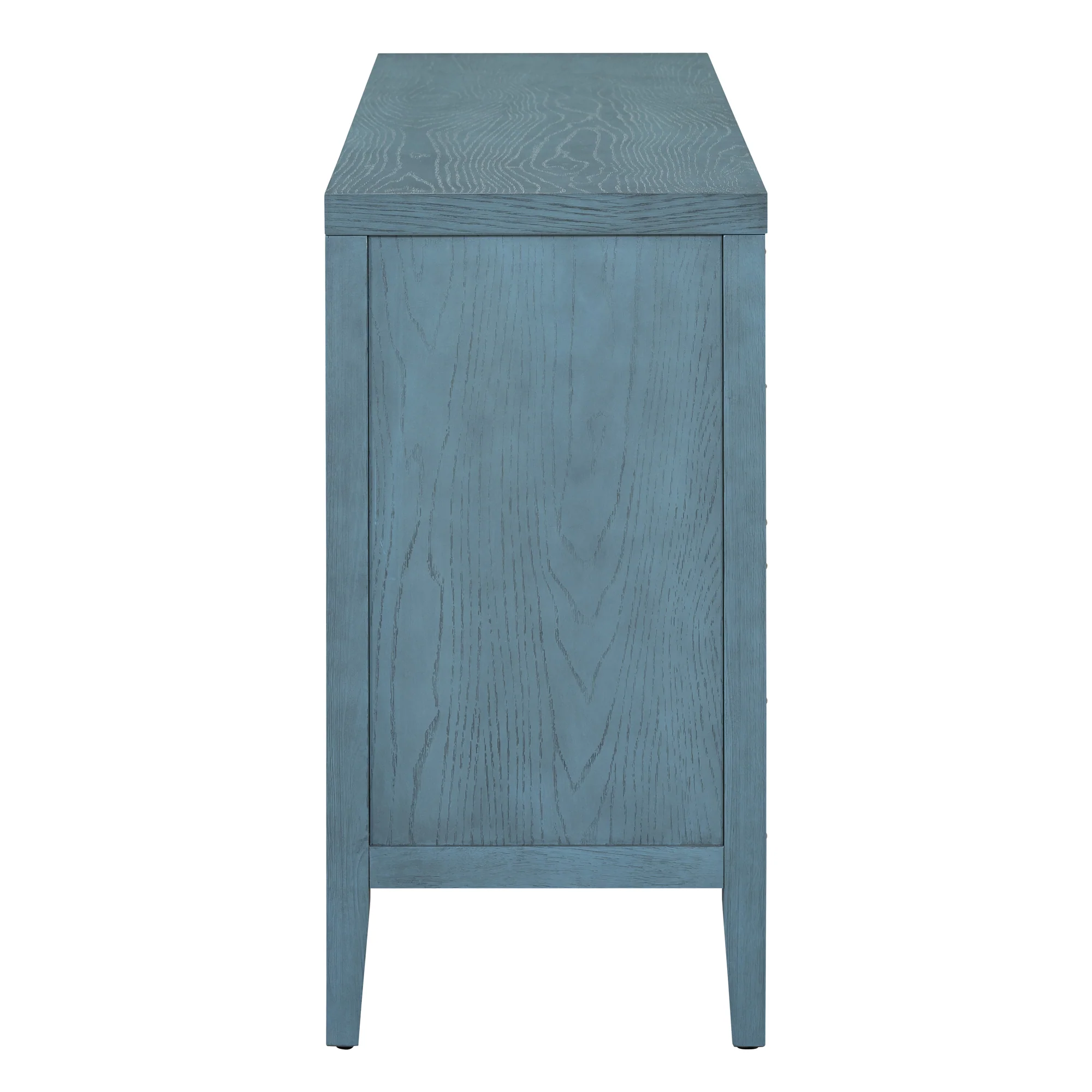 Circular Groove Design Retro Sideboard - Image 17