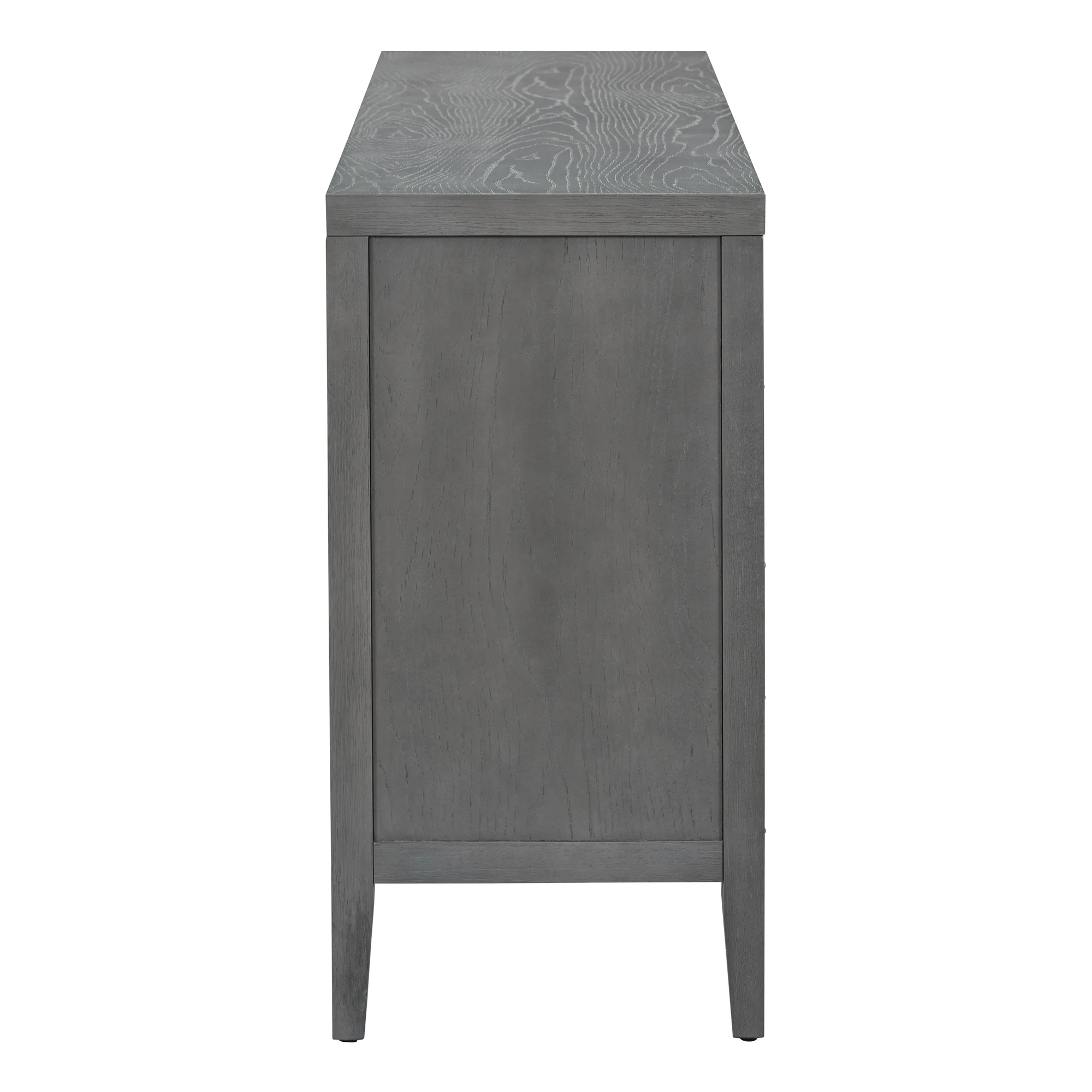 Circular Groove Design Retro Sideboard - Image 39