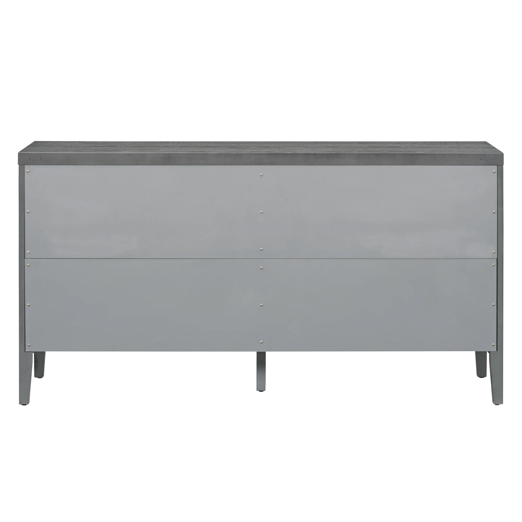 Circular Groove Design Retro Sideboard - Image 41