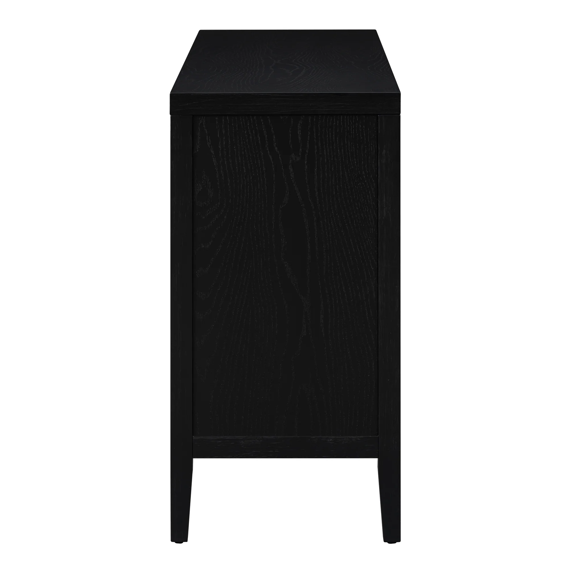 Circular Groove Design Retro Sideboard - Image 53