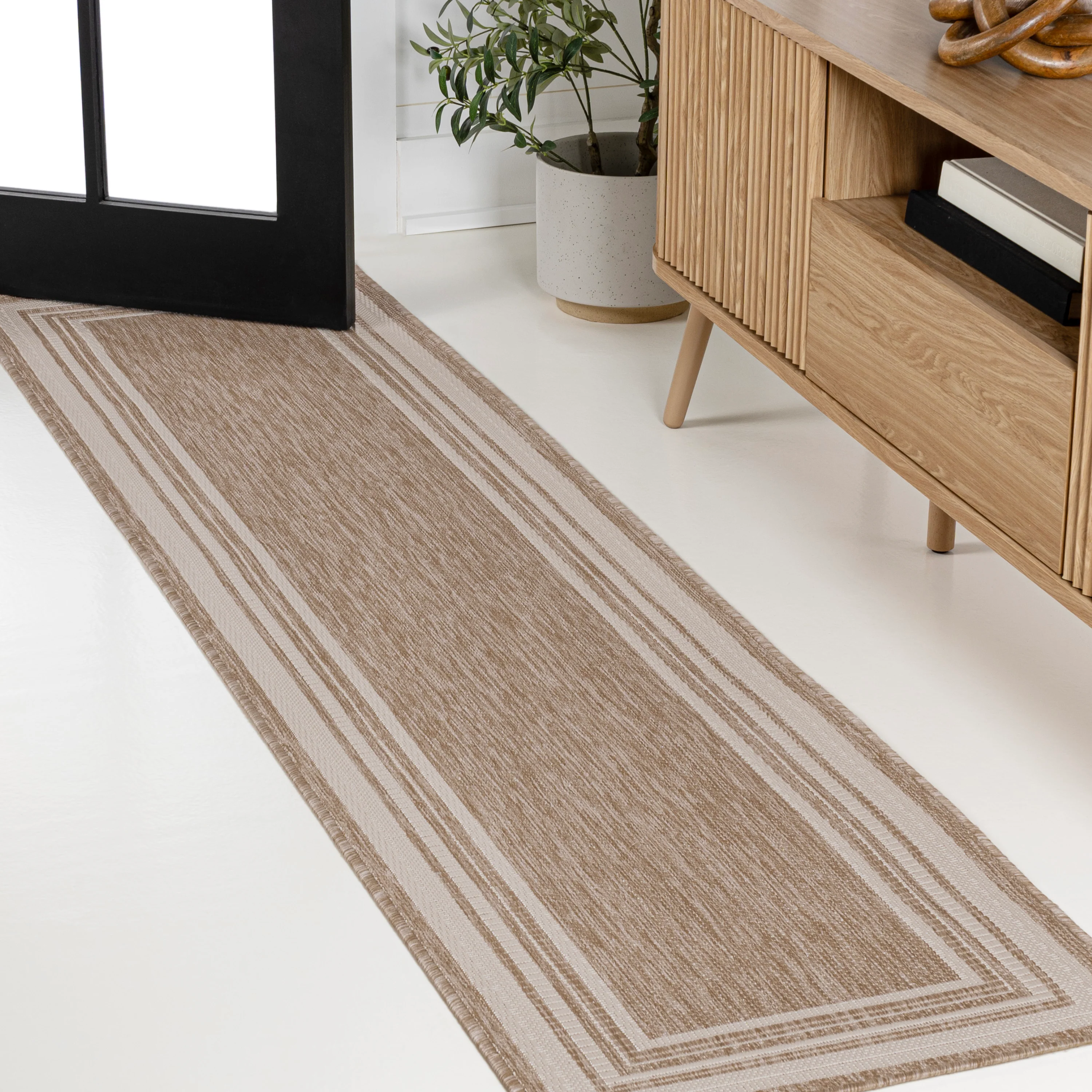 Lido Traditional Casual Pinstripe Border Indoor/Outdoor Area Rug - Image 20