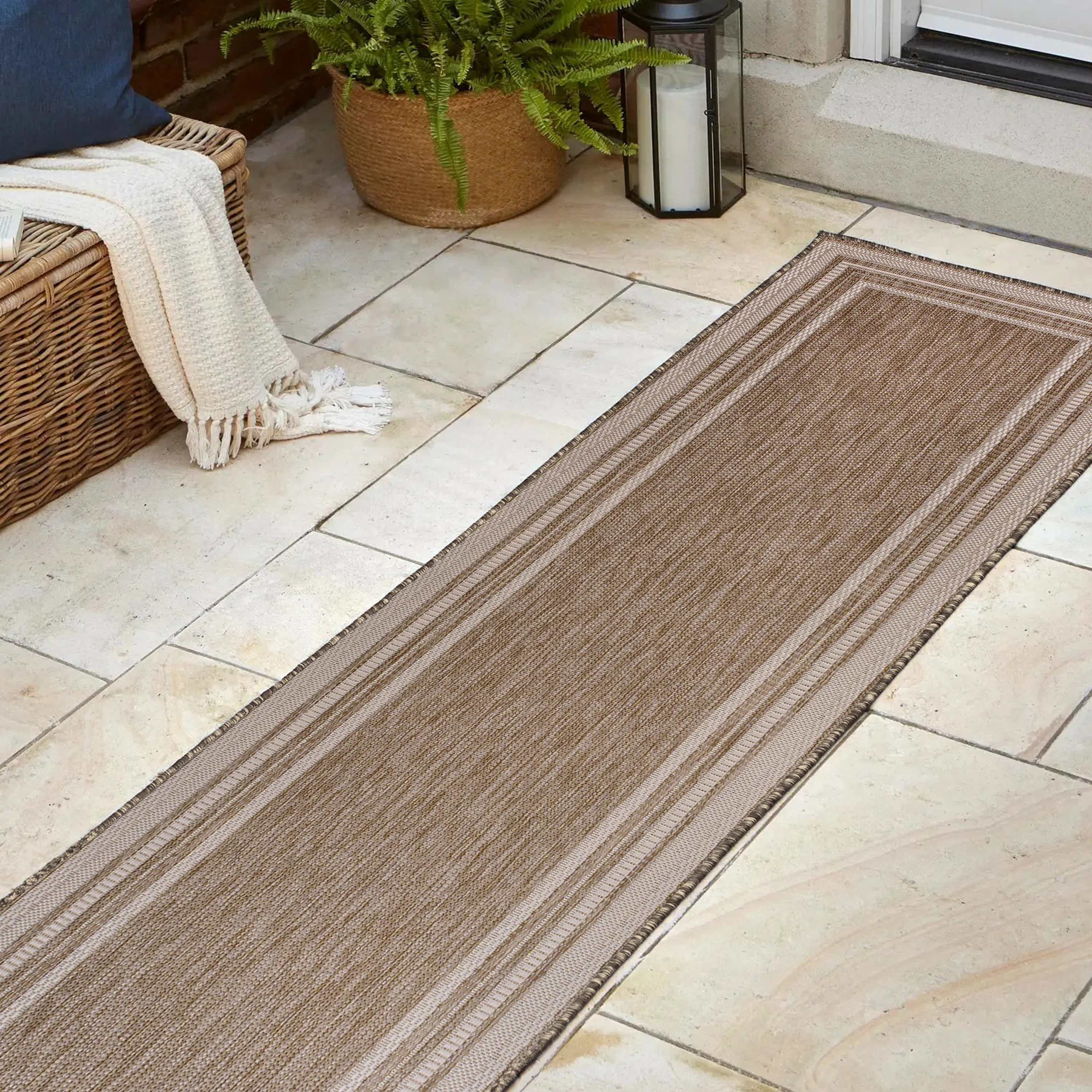 Lido Traditional Casual Pinstripe Border Indoor/Outdoor Area Rug - Image 21