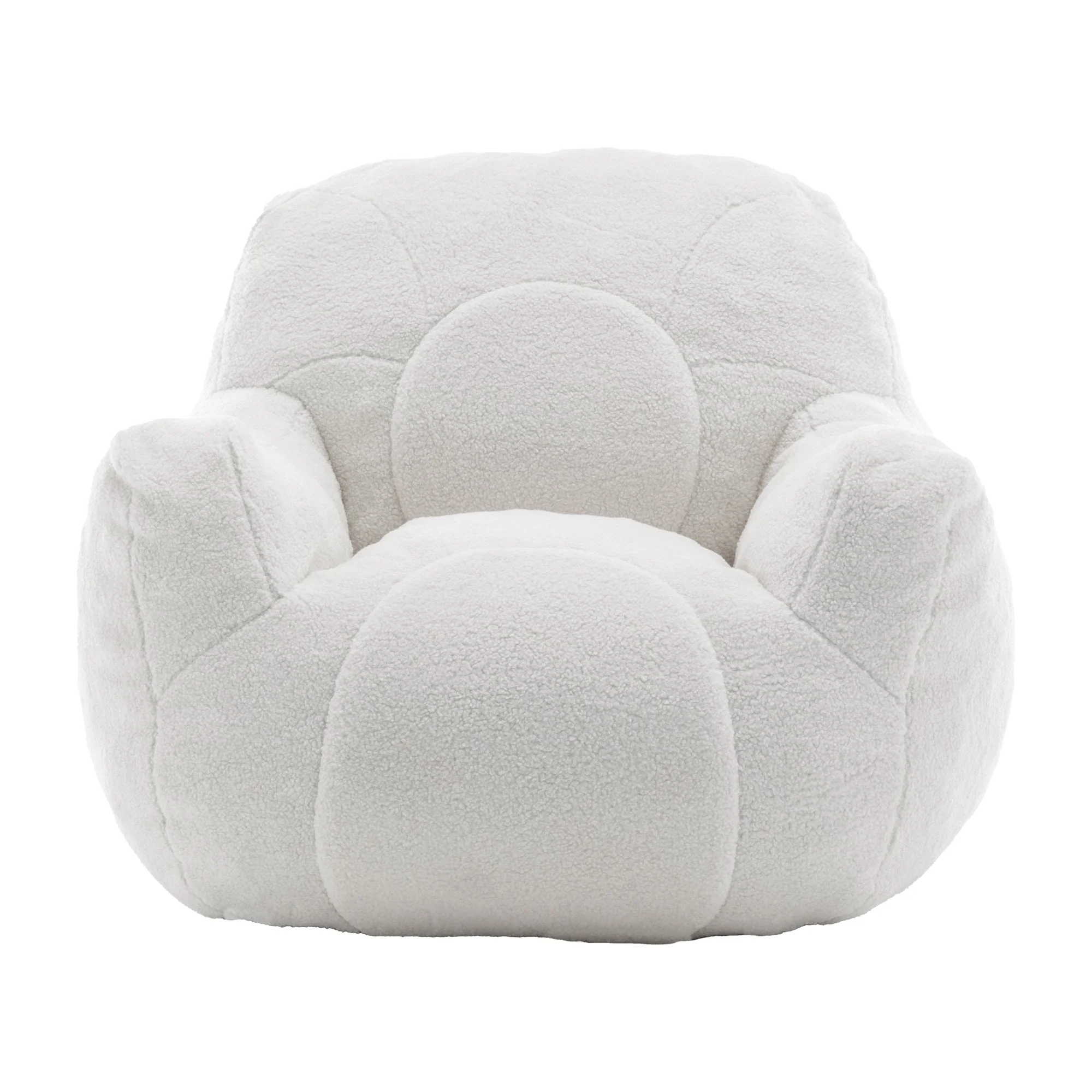 Tufted Memory Foam Bean Bag Chair - Image 28