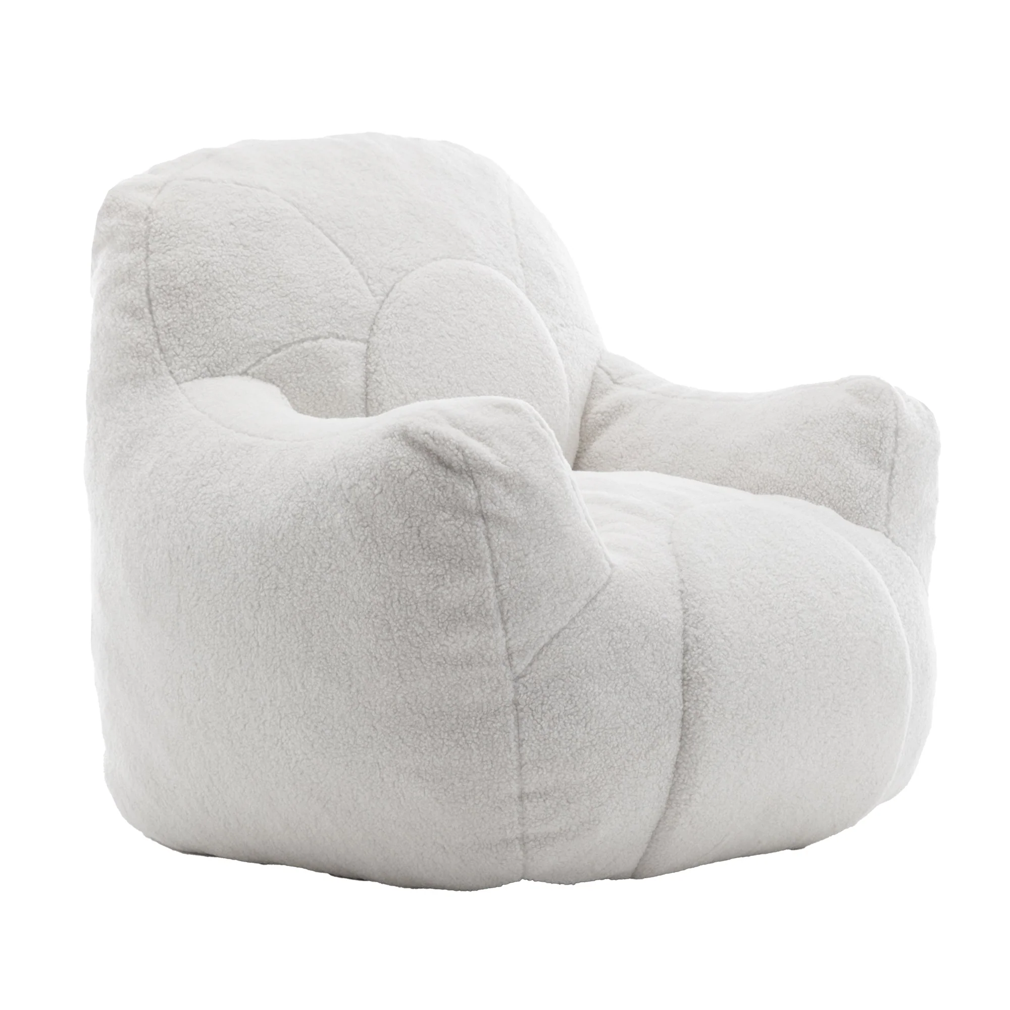 Tufted Memory Foam Bean Bag Chair - Image 29