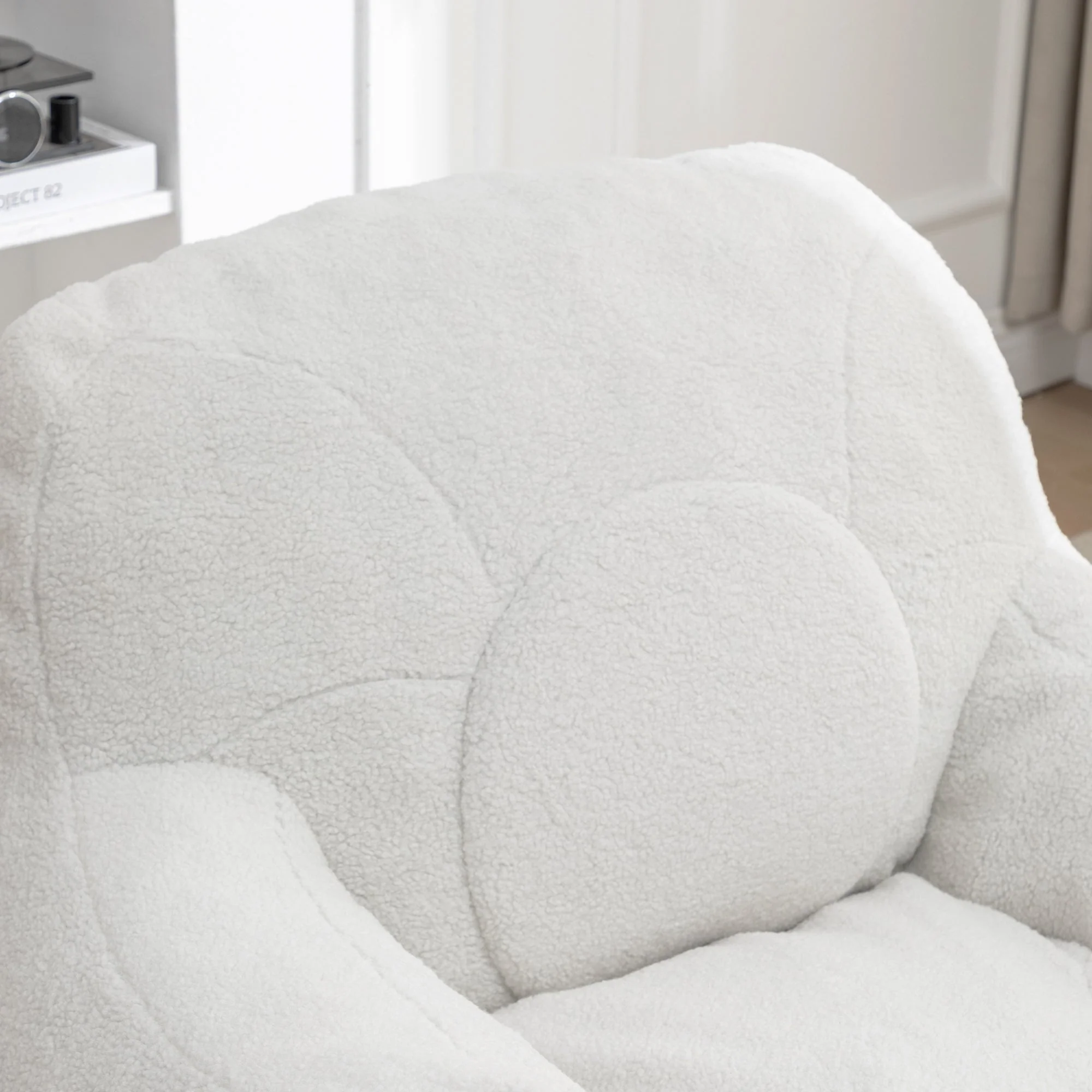 Tufted Memory Foam Bean Bag Chair - Image 34
