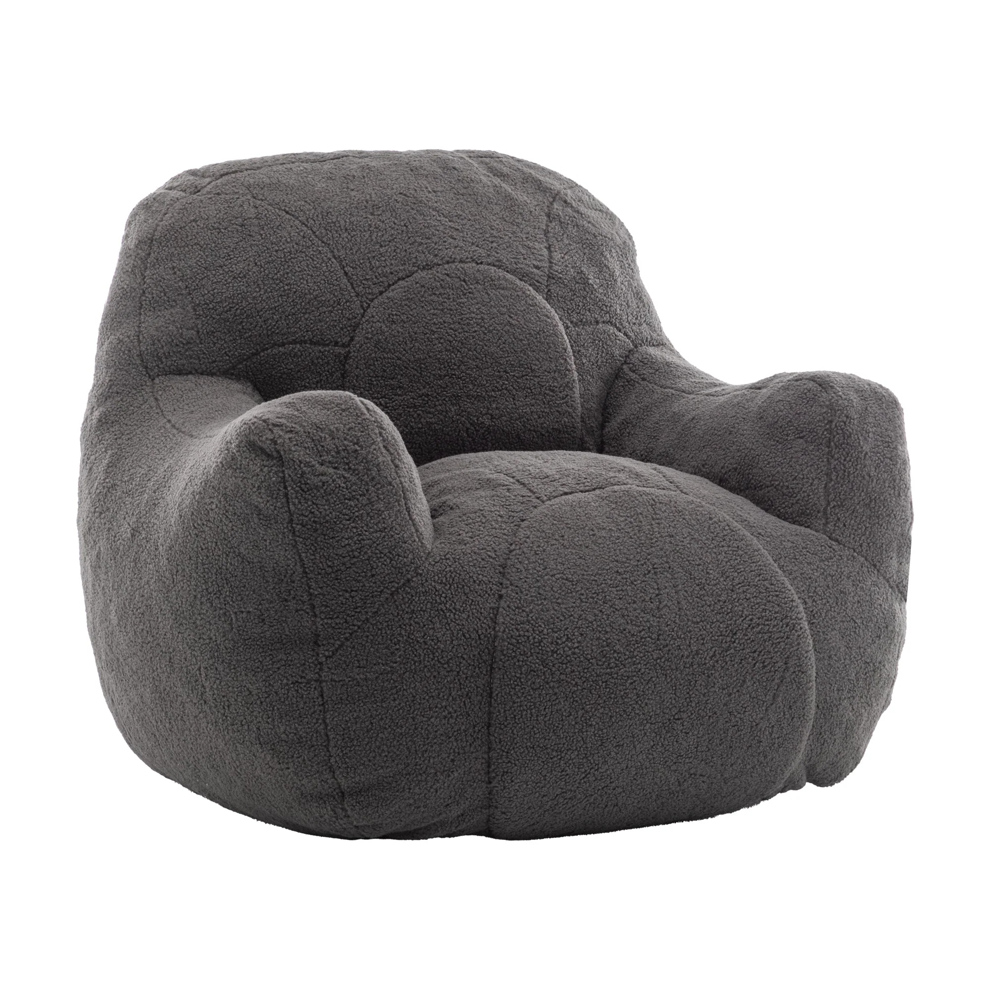 Tufted Memory Foam Bean Bag Chair - Image 36
