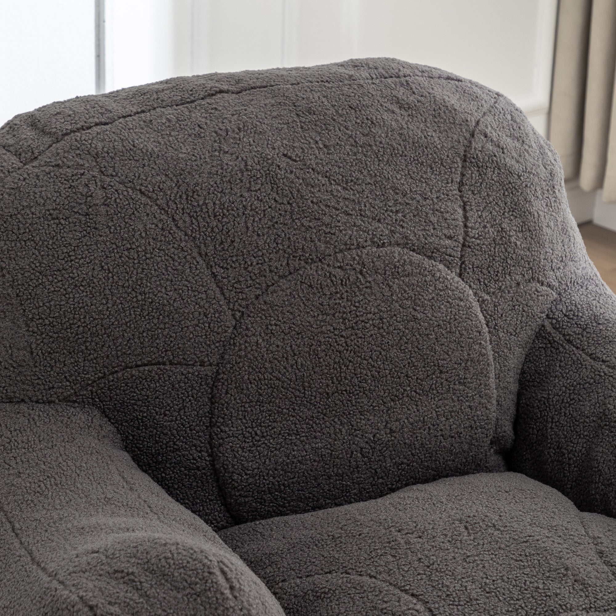 Tufted Memory Foam Bean Bag Chair - Image 45