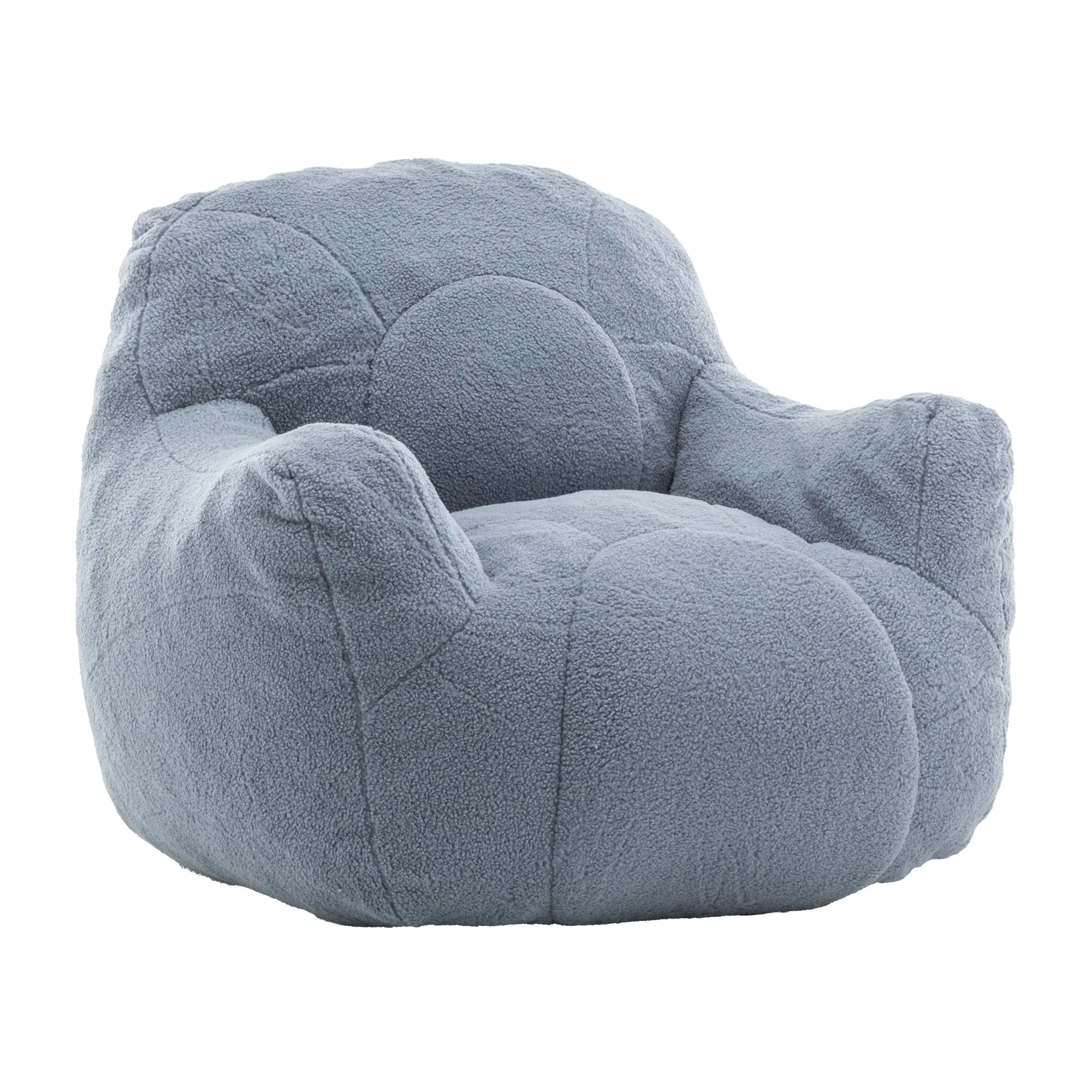 Tufted Memory Foam Bean Bag Chair - Image 51