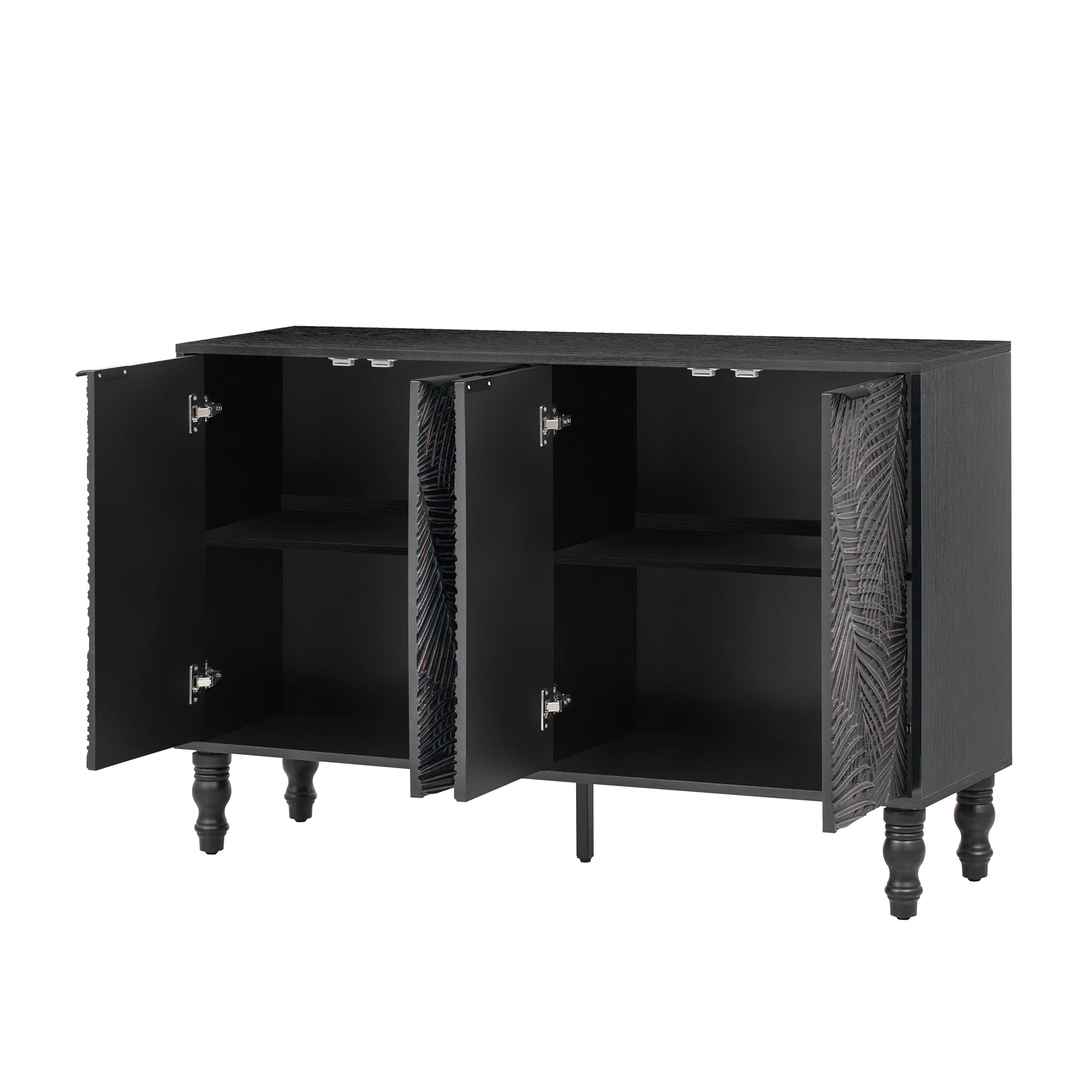 Fern Carved Entertainment Center - Image 16
