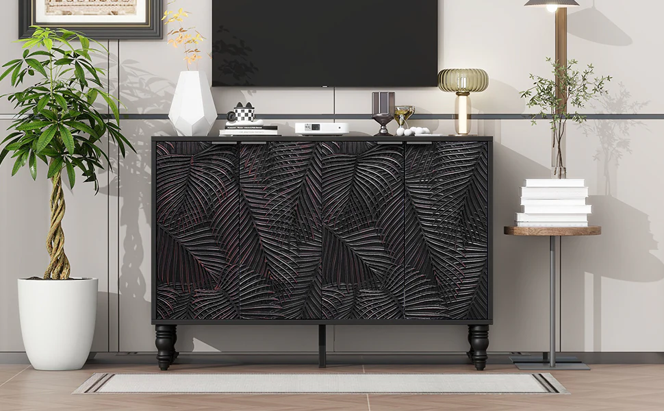 Fern Carved Entertainment Center - Image 5