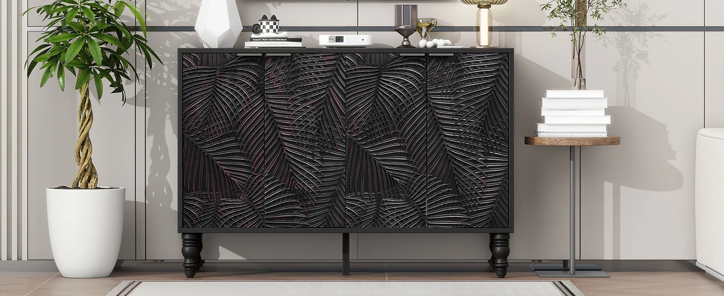 Fern Carved Entertainment Center - Image 7