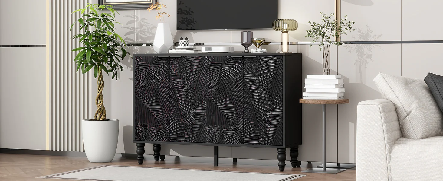 Fern Carved Entertainment Center - Image 8
