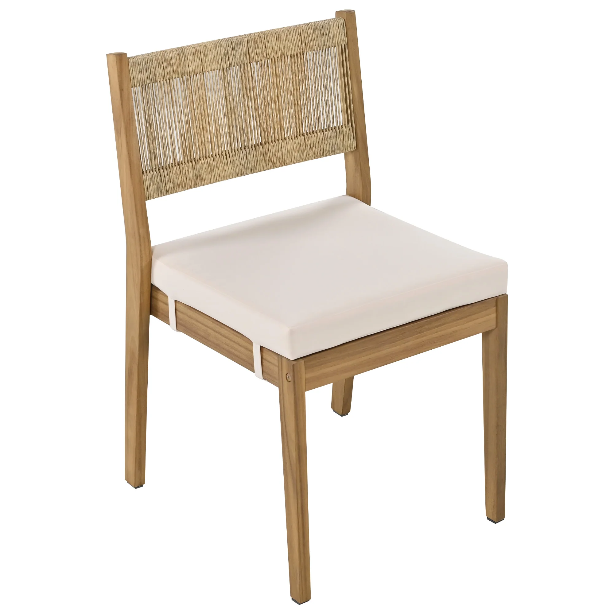 Outdoor Acacia Wood Dining Table Set - Image 33