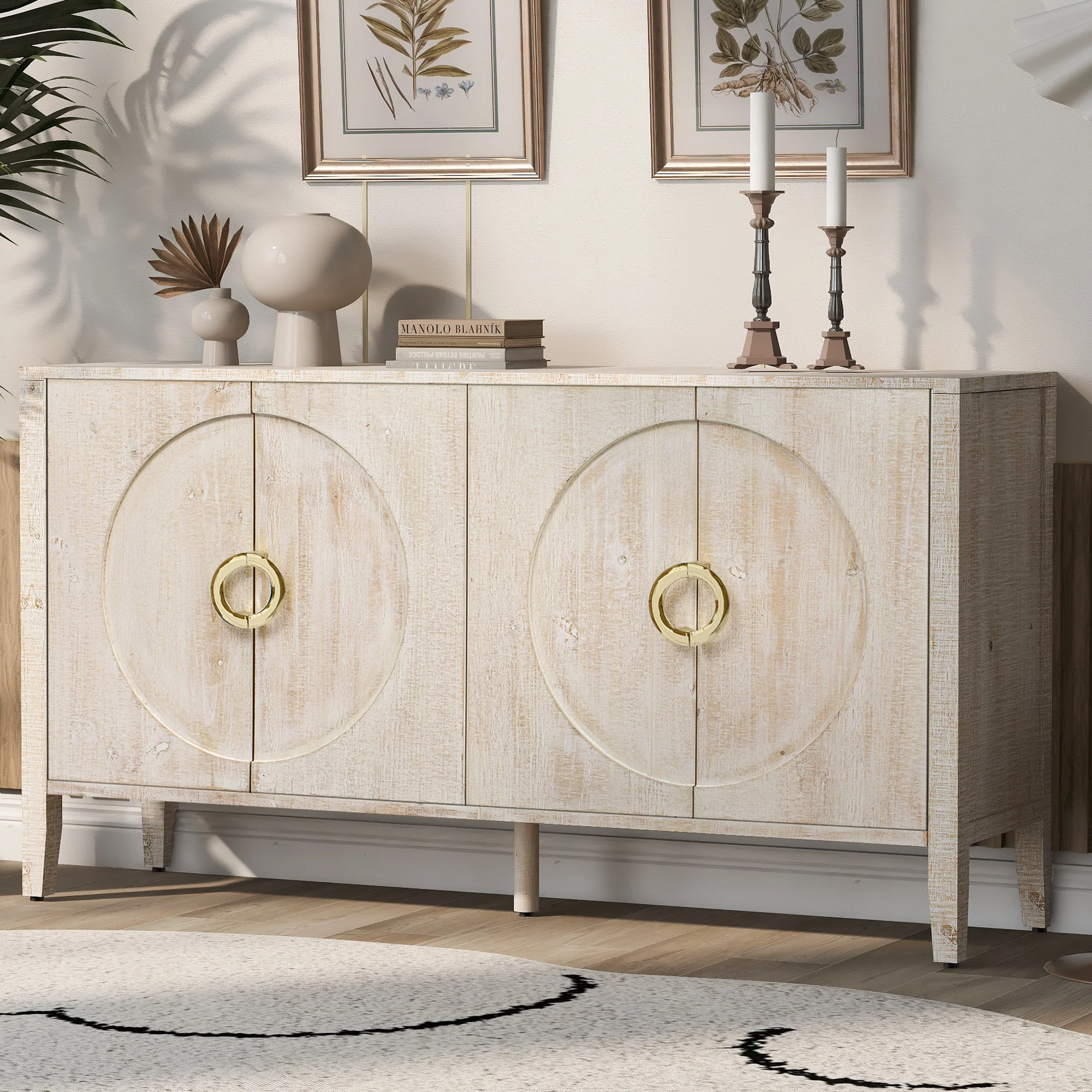 Sophisticated Cabinet with Textured Finish - Image 11
