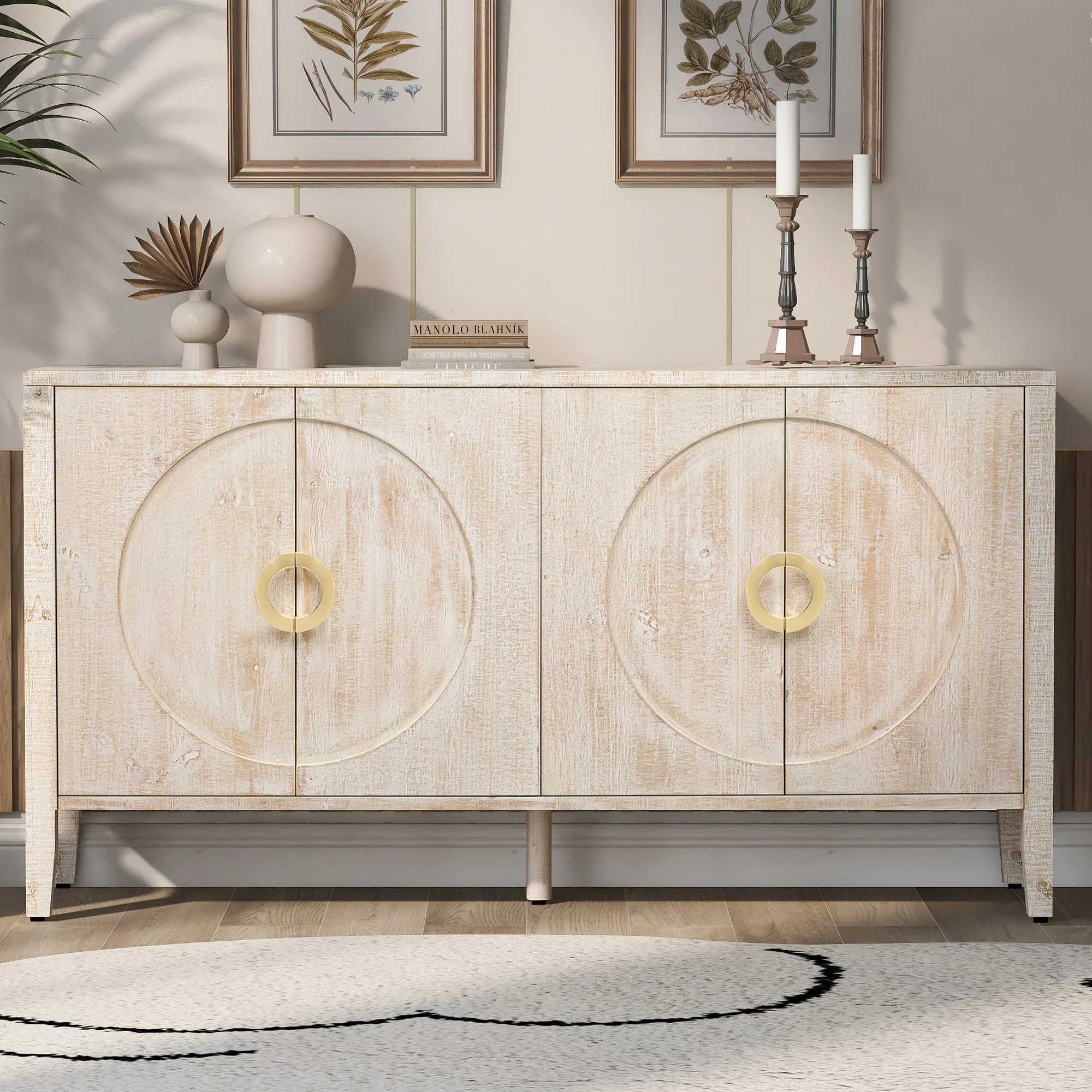 Sophisticated Cabinet with Textured Finish - Image 12