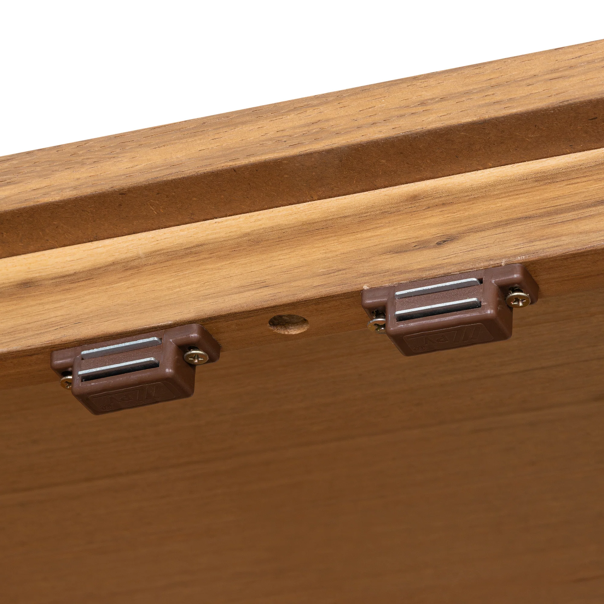 Modern Oak Veneer Tall Cabinet - Image 21