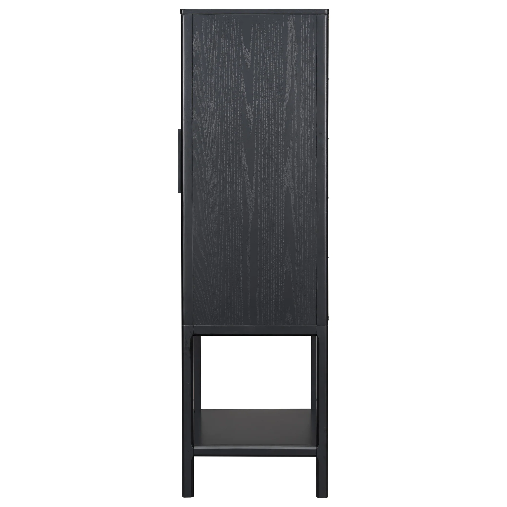Modern Oak Veneer Tall Cabinet - Image 6