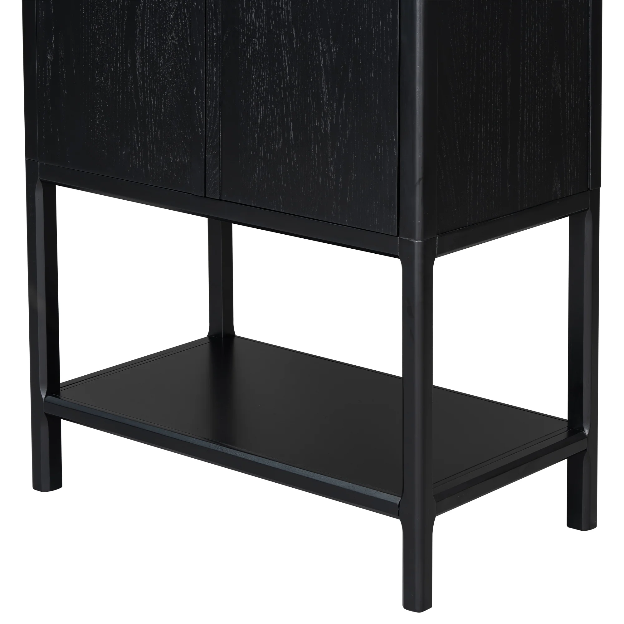 Modern Oak Veneer Tall Cabinet - Image 7