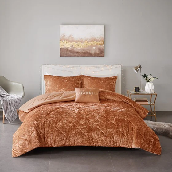 Velvet Twin/Twin XL Comforter Set with Throw Pillow - Image 12
