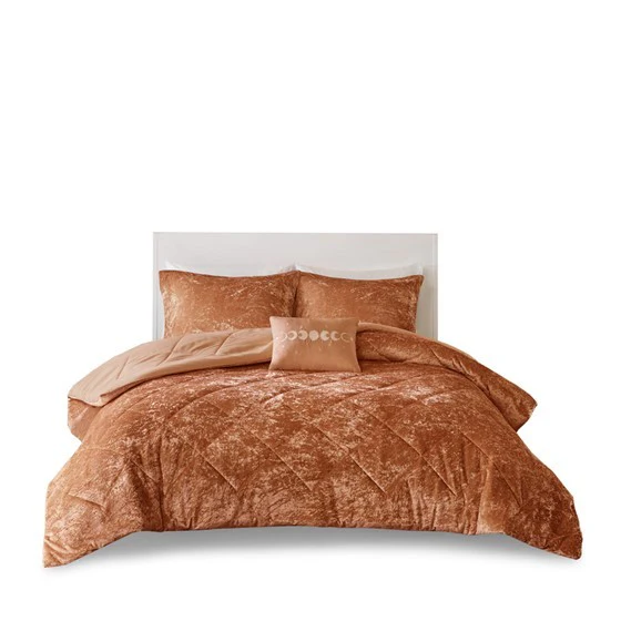Velvet Twin/Twin XL Comforter Set with Throw Pillow - Image 2
