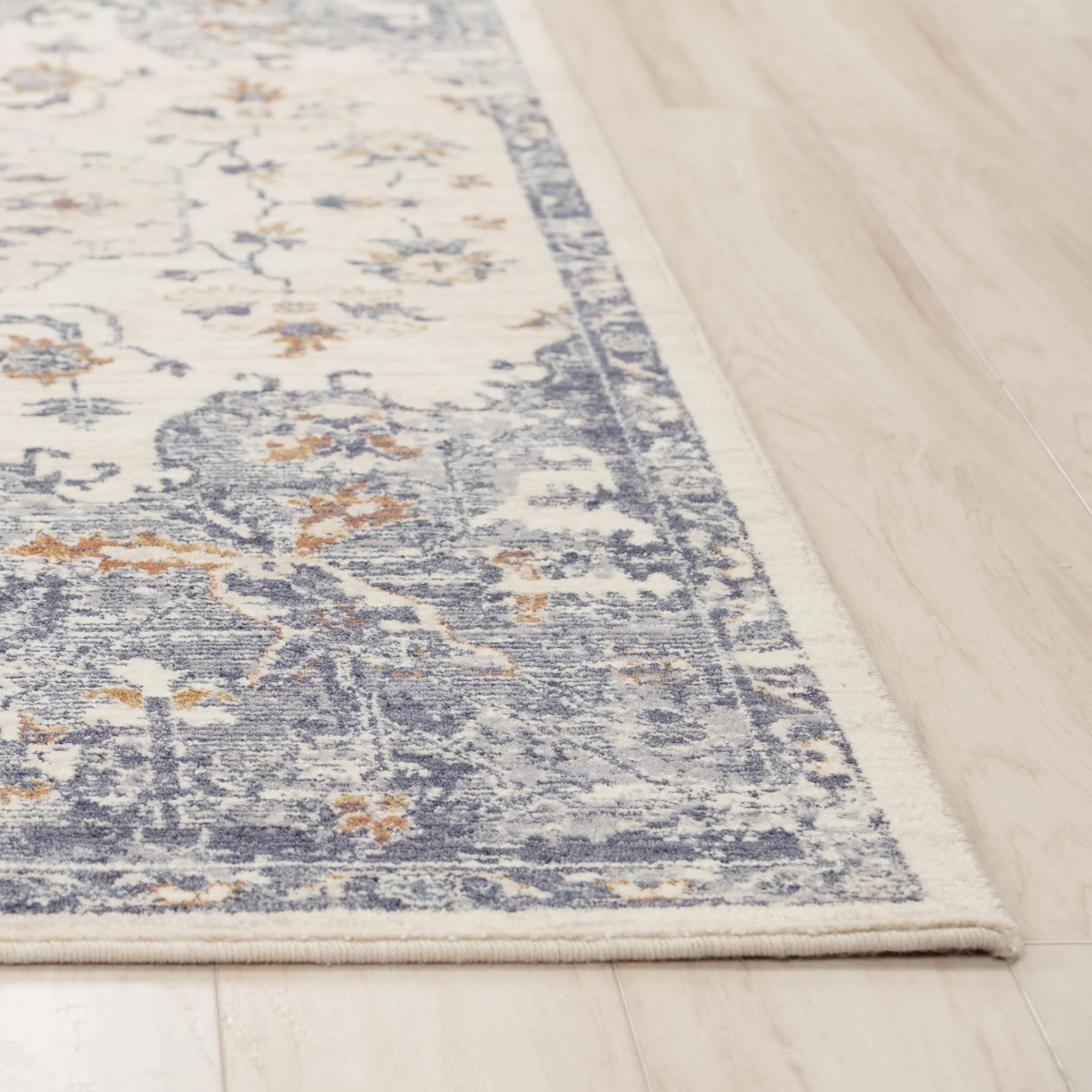 Ventura Power Loomed 100% Wool Medallion Area Rug - Image 10