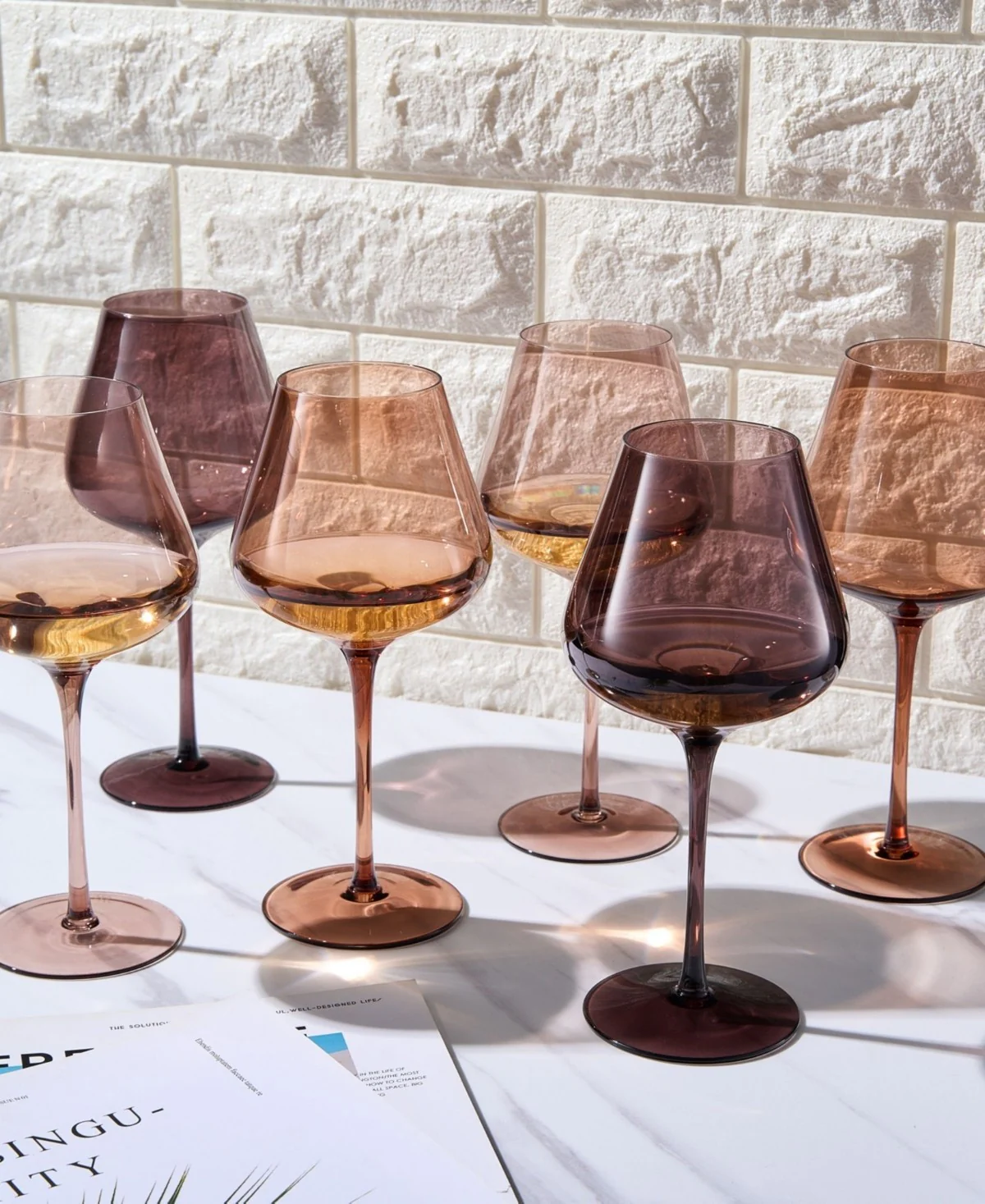 Venus Wine Glasses Set of 6 - Image 3
