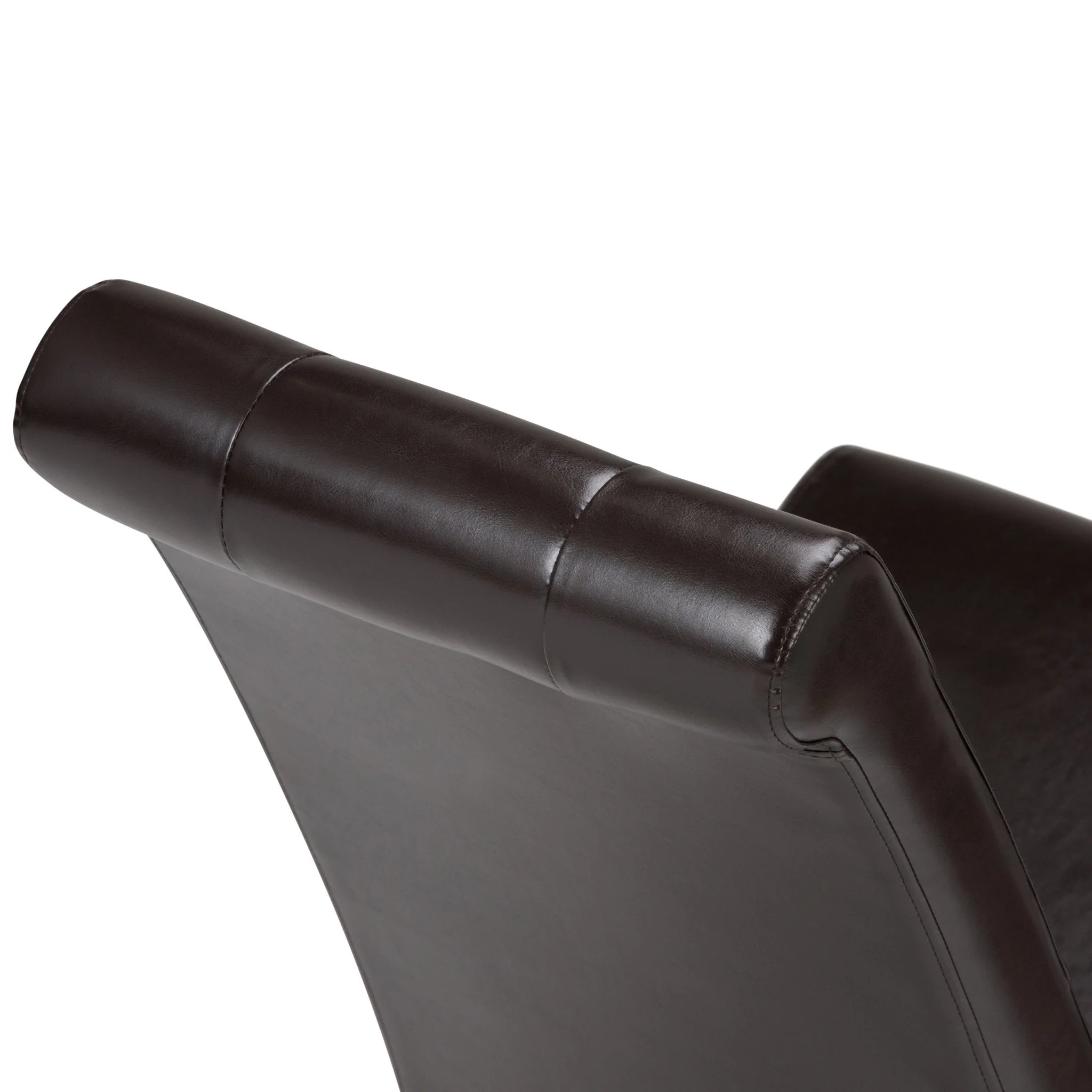 Veritas Faux Leather Dining Chair with Button Tufted Back and Solid Wood Legs, Set of 2 - Image 18
