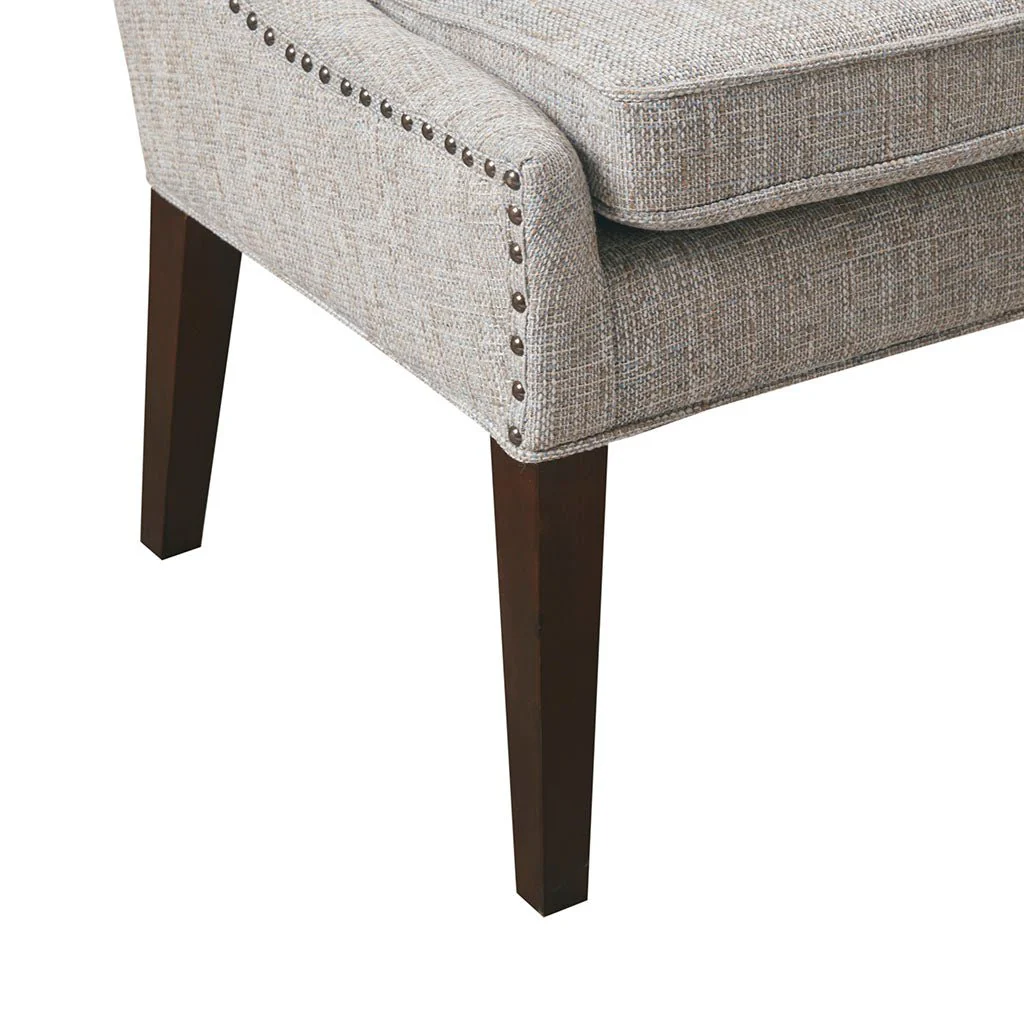 Vesper Dining Chair with Wing Back and Nailhead Accent - Image 6